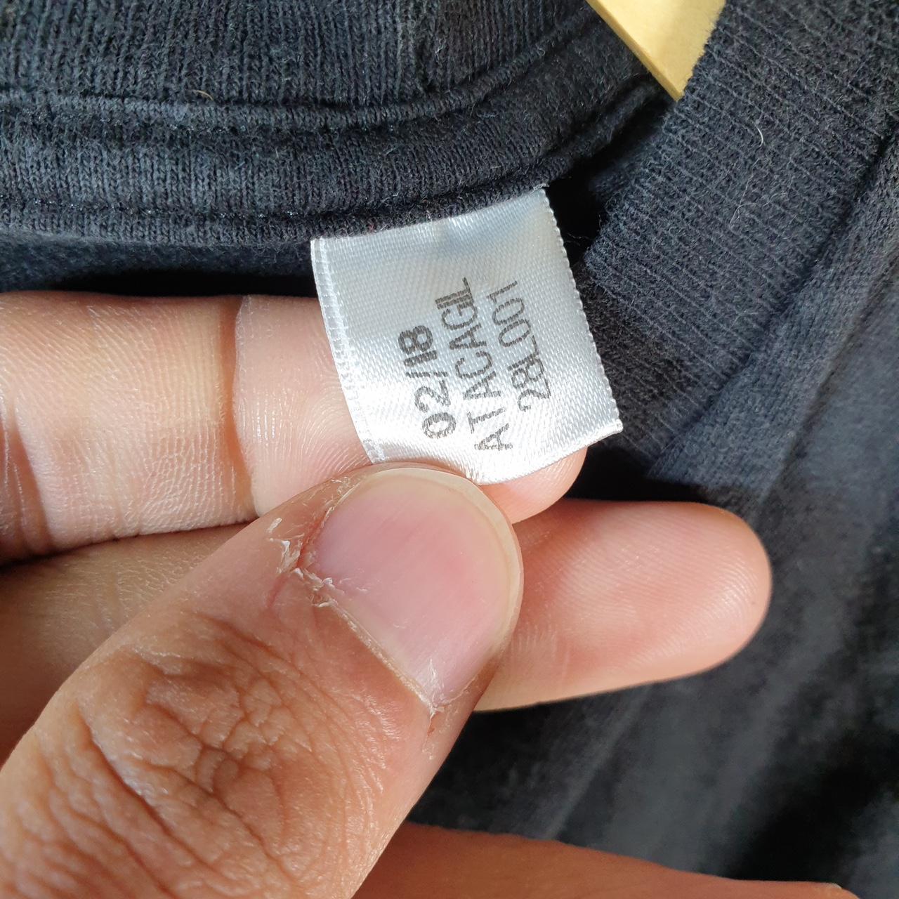 Vintage Adidas Go Tee Spellout T Shirt Shirt Men’s Large Black Three Stripes Logo Athletic C9691