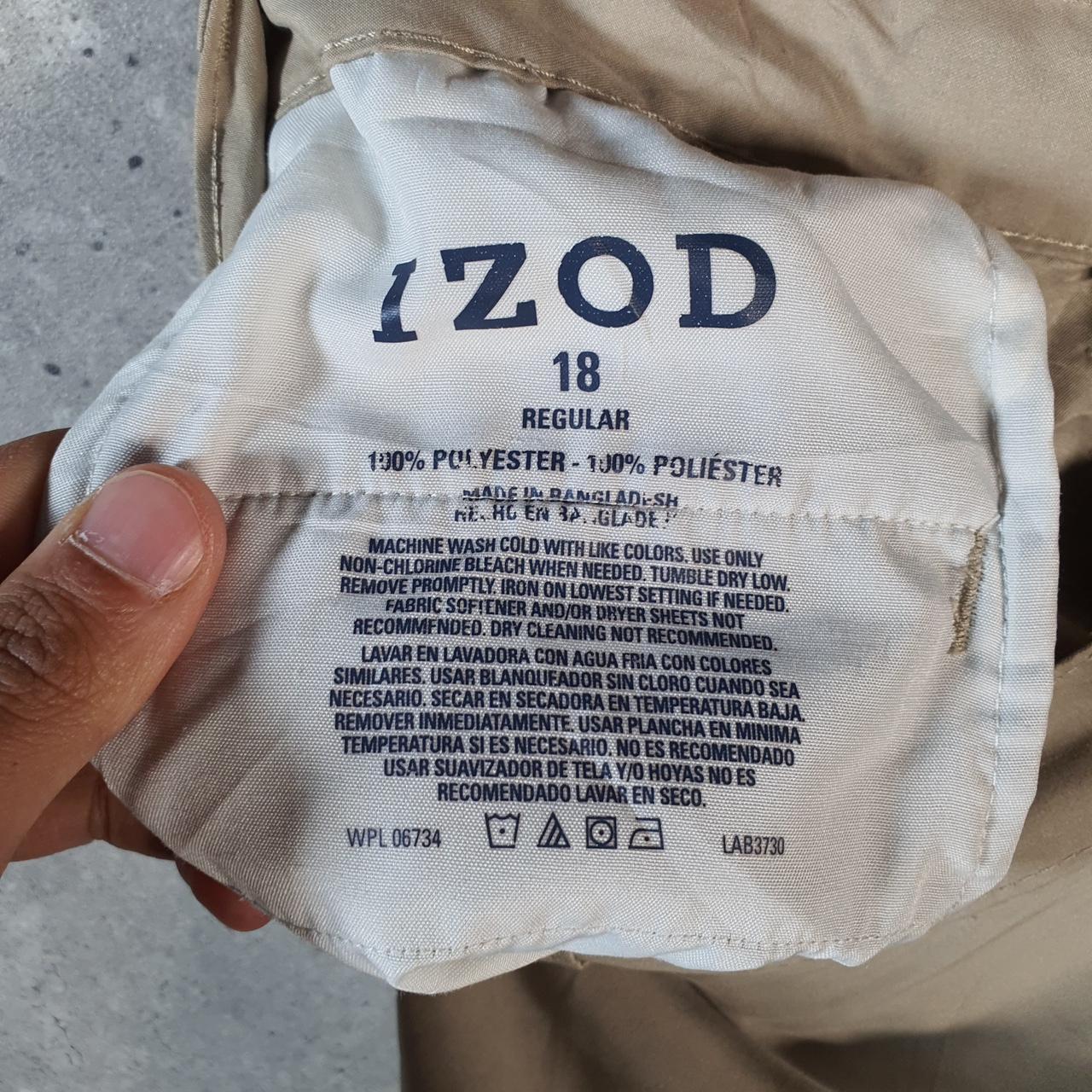 Vintage Izod Shorts Jorts Cargo Womens W30 Brown Baggy Cotton