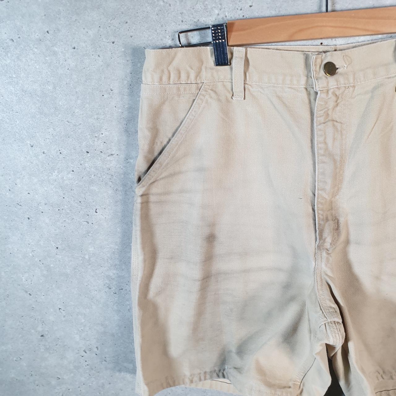 Vintage Carhartt Baggy Carpenter Shorts Jorts Cargo Men’s W36 Brown Relaxed Fit Workwear