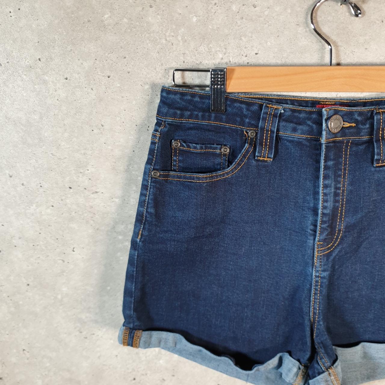 Vintage Dickies Baggy Denim Jean Shorts Jorts Cargo Womens W30 Blue Relaxed Fit