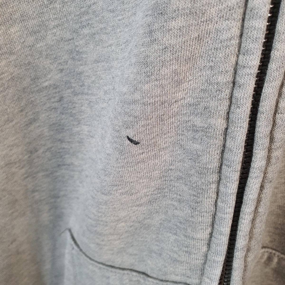 Vintage Gap Hoodie Womens Small Grey Y2K Full Zip Logo