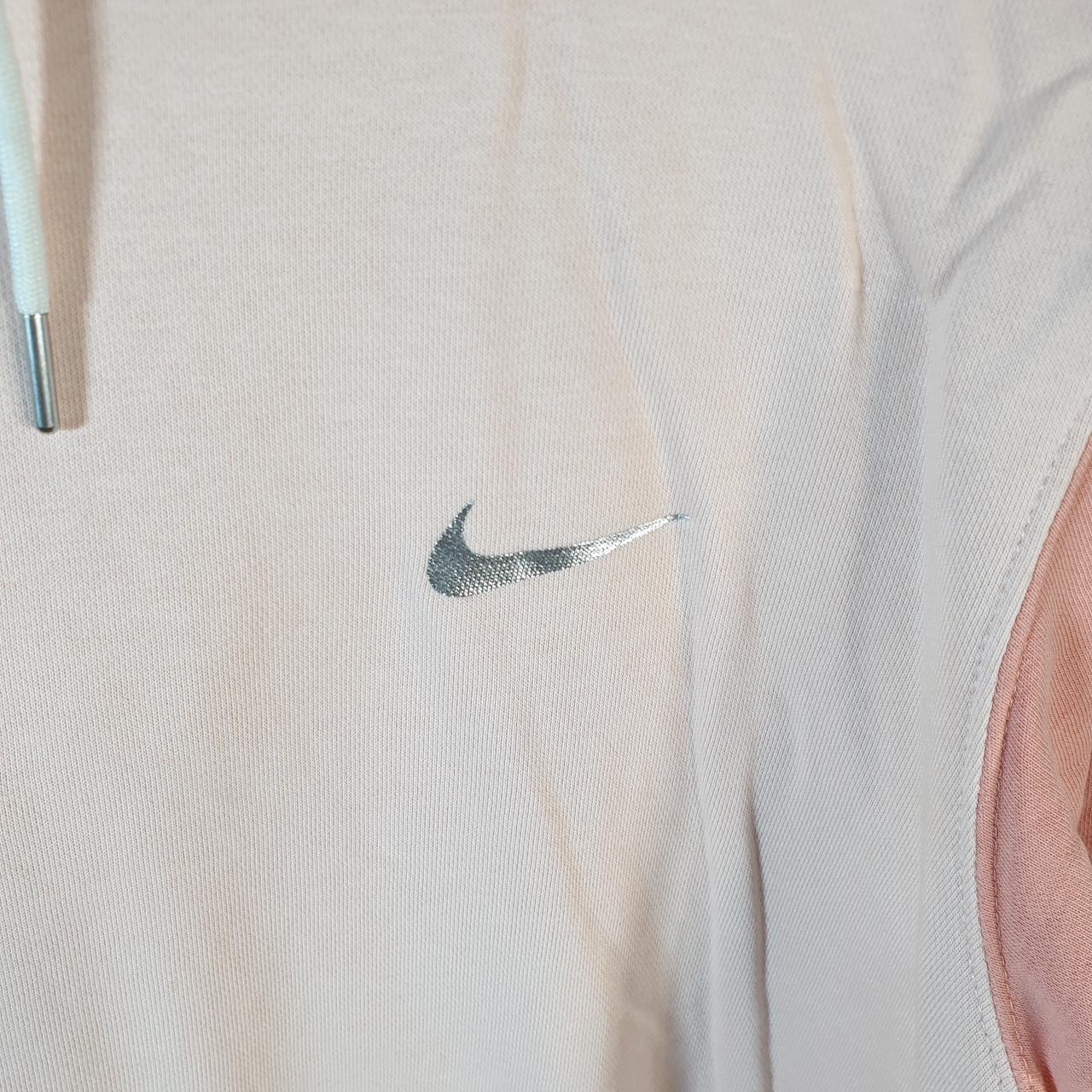 Vintage Nike Club Hoodie Womens Small Pink Swoosh Y2K Pullover