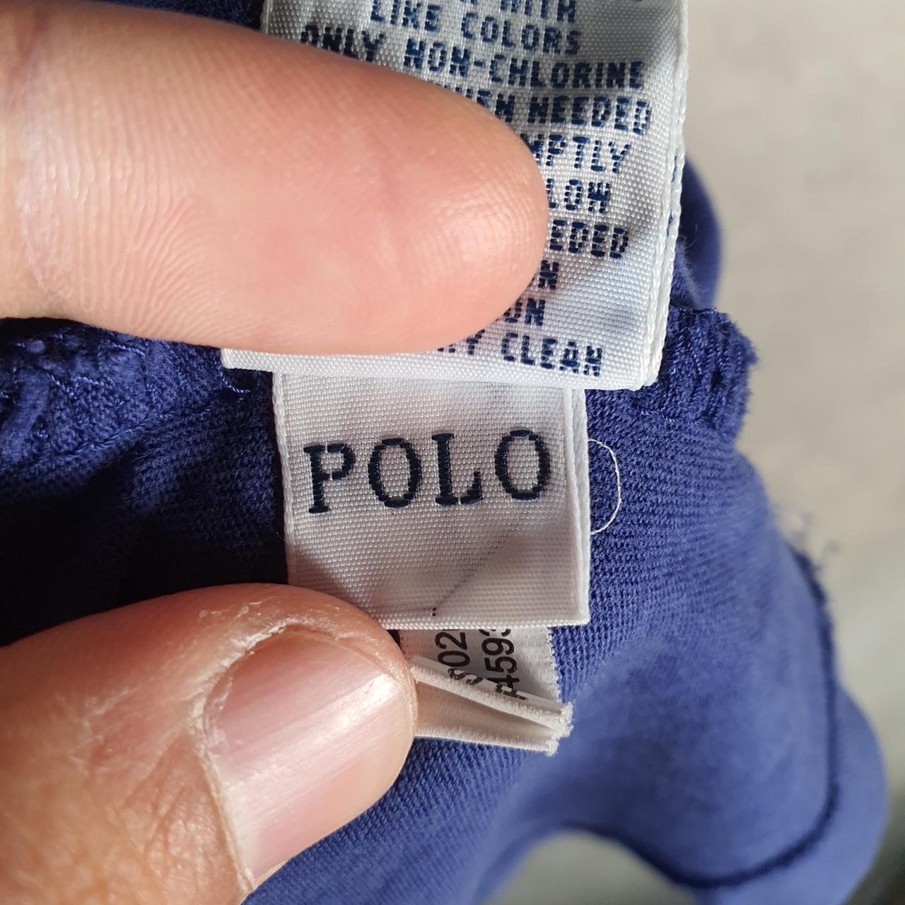 Vintage Ralph Lauren Polo Sport T Shirt Men’s Medium Blue Custom Fit Embroidered Pony C8648