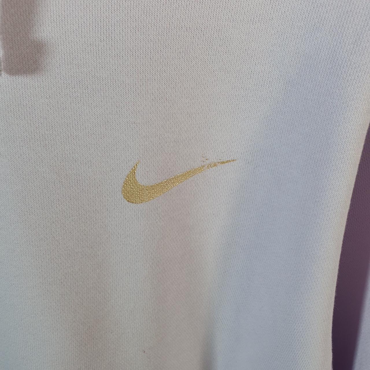 Vintage Nike Club Embroidered Hoodie Men’s Small Pink Swoosh Y2K Pullover