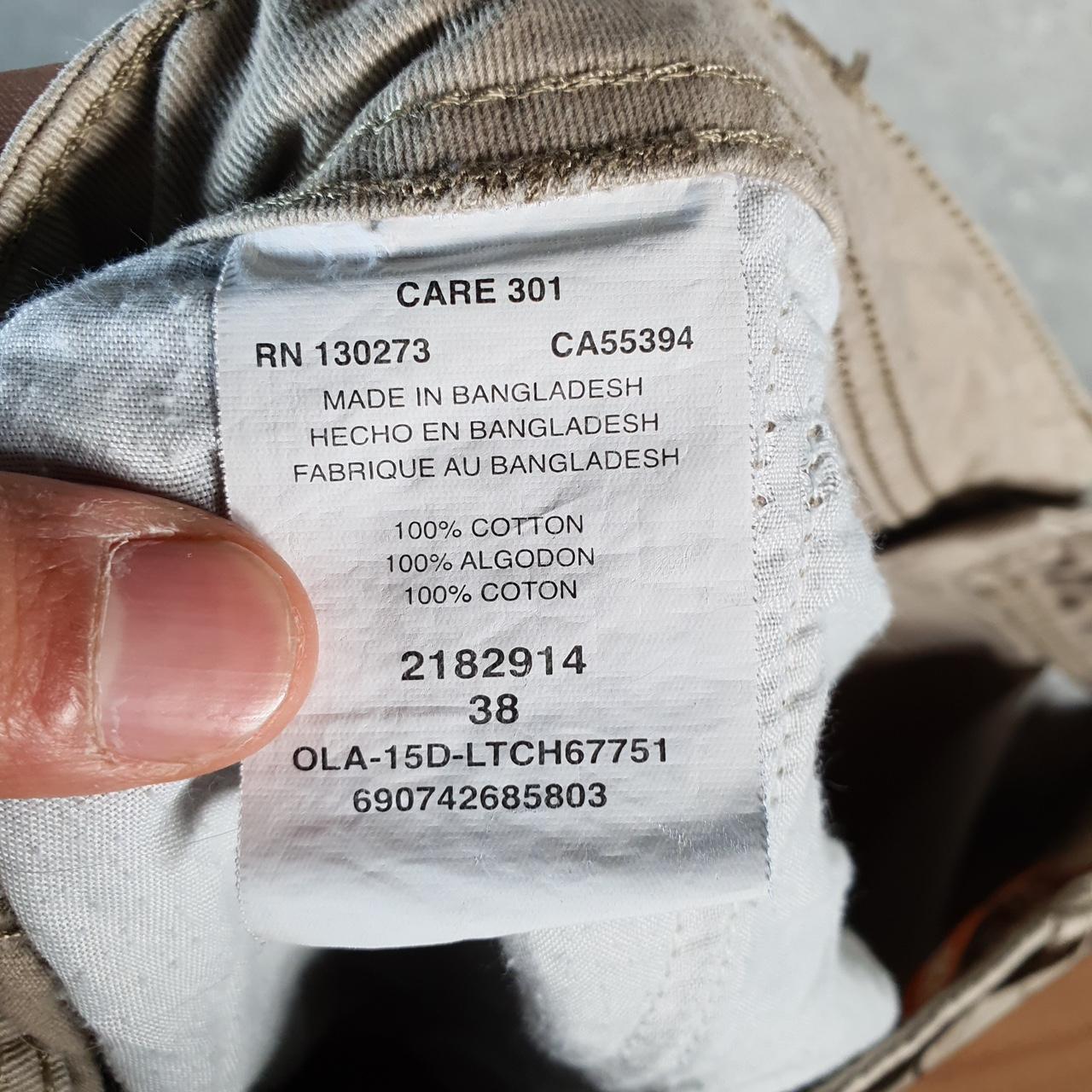 Vintage Lee Chino Shorts Jorts Cargo Mens W38 Brown Baggy Cotton A4430