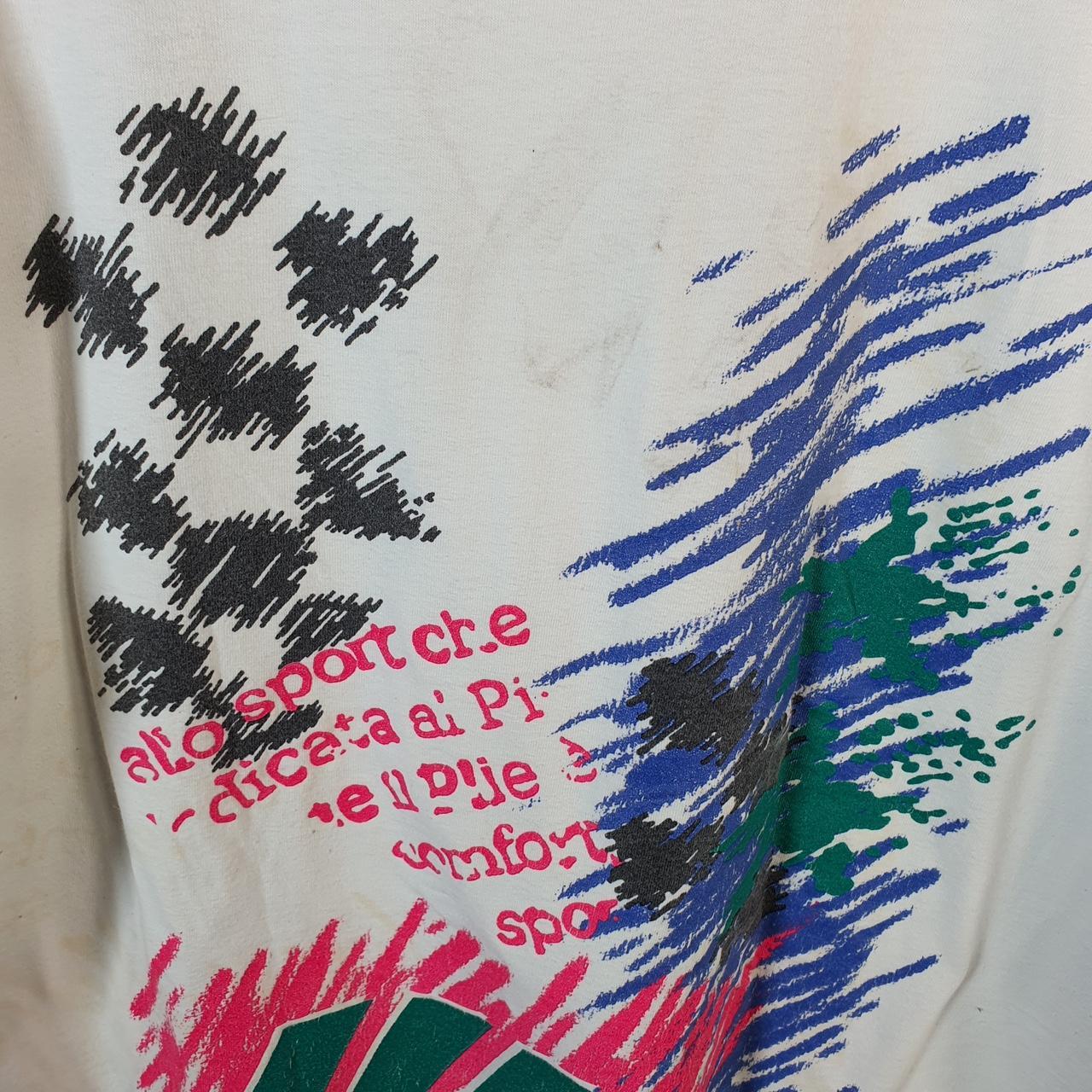 Vintage The Body Co Graphic Spellout 90s USA Single Stitch T Shirt Men’s Small White