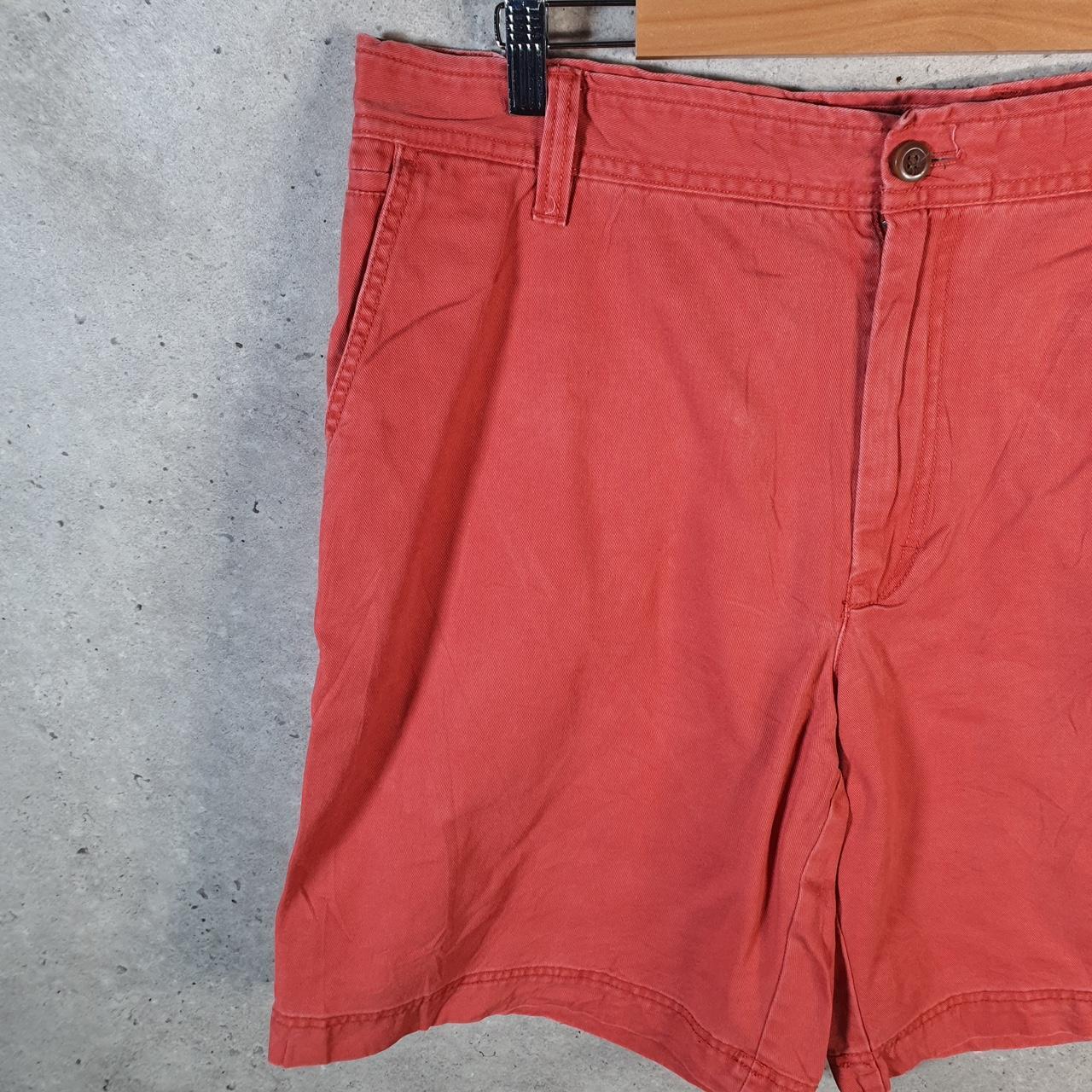 Vintage Izod Golf Chino Shorts Jorts Cargo Men’s W36 Red Baggy Cotton