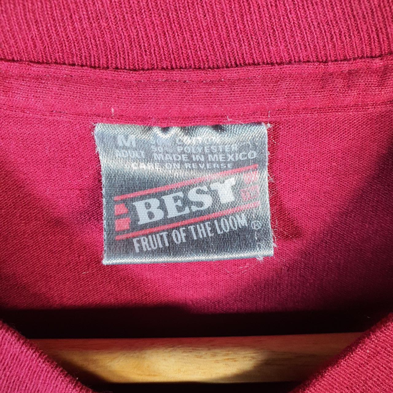 Vintage Fruit Of The Loom Acacia School Sports Camp 90s USA Single Stitch T Shirt Men’s M Red