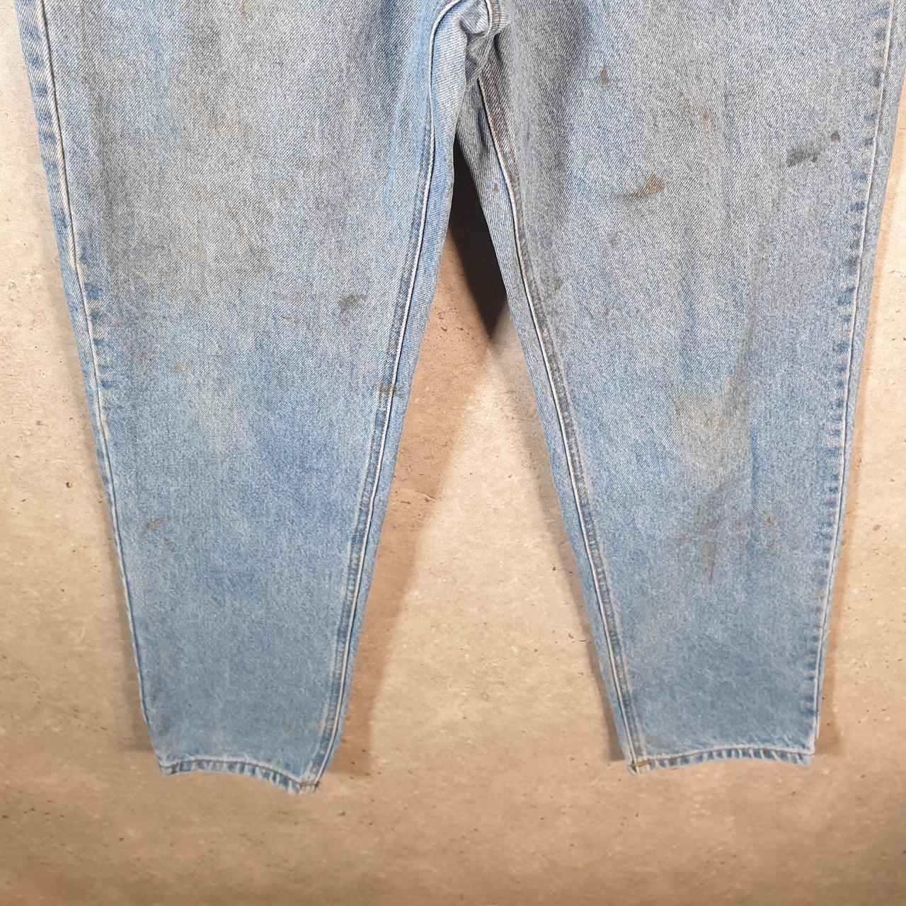 Vintage Carhartt Workwear Carpenter Jeans Mens W34 L32 Blue Denim Relaxed Fit USA