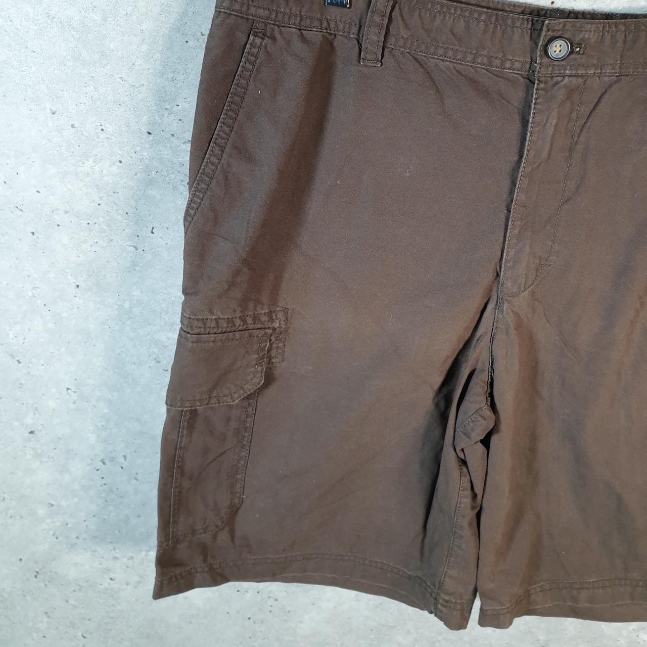 Vintage Izod Golf Chino Shorts Jorts Cargo Men’s W38 Brown Baggy Cotton