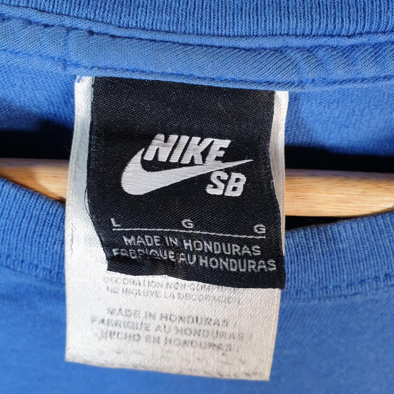 Vintage Nike SB Paul Rodriguez PR T Shirt Men’s Large Blue Logo Swoosh Athletic C9775