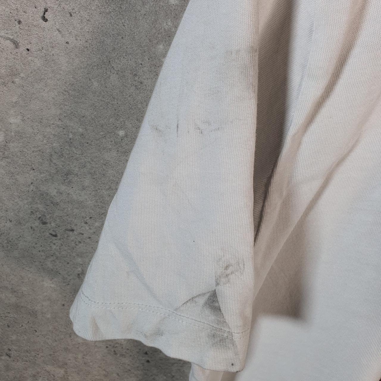 Vintage Nike Air Spellout T Shirt Shirt Men’s Medium White Swoosh Logo Athletic C9846