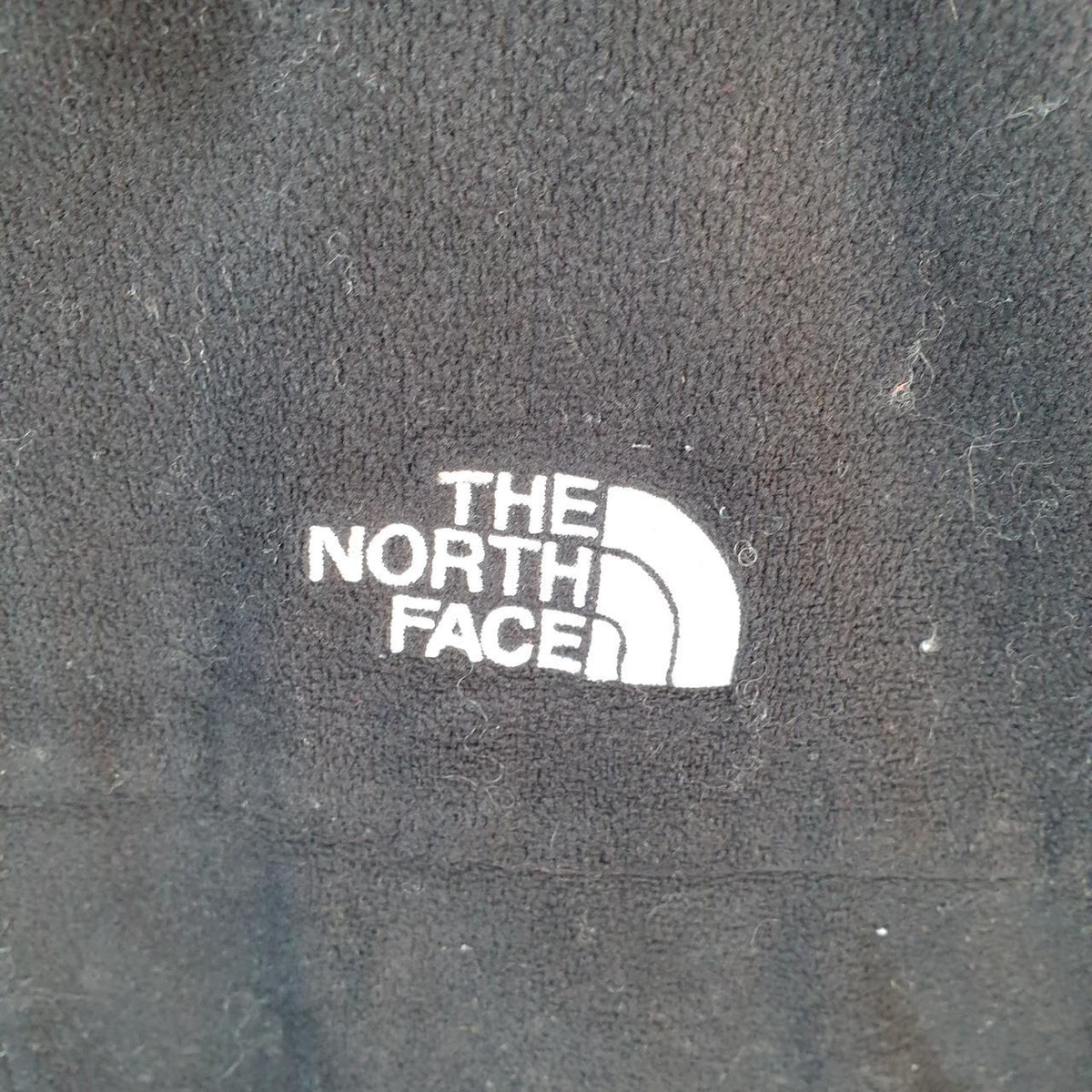 Vintage The North Face TNF Fleece Sweatshirt Mens Full Zip Large Black Embroidered Logo