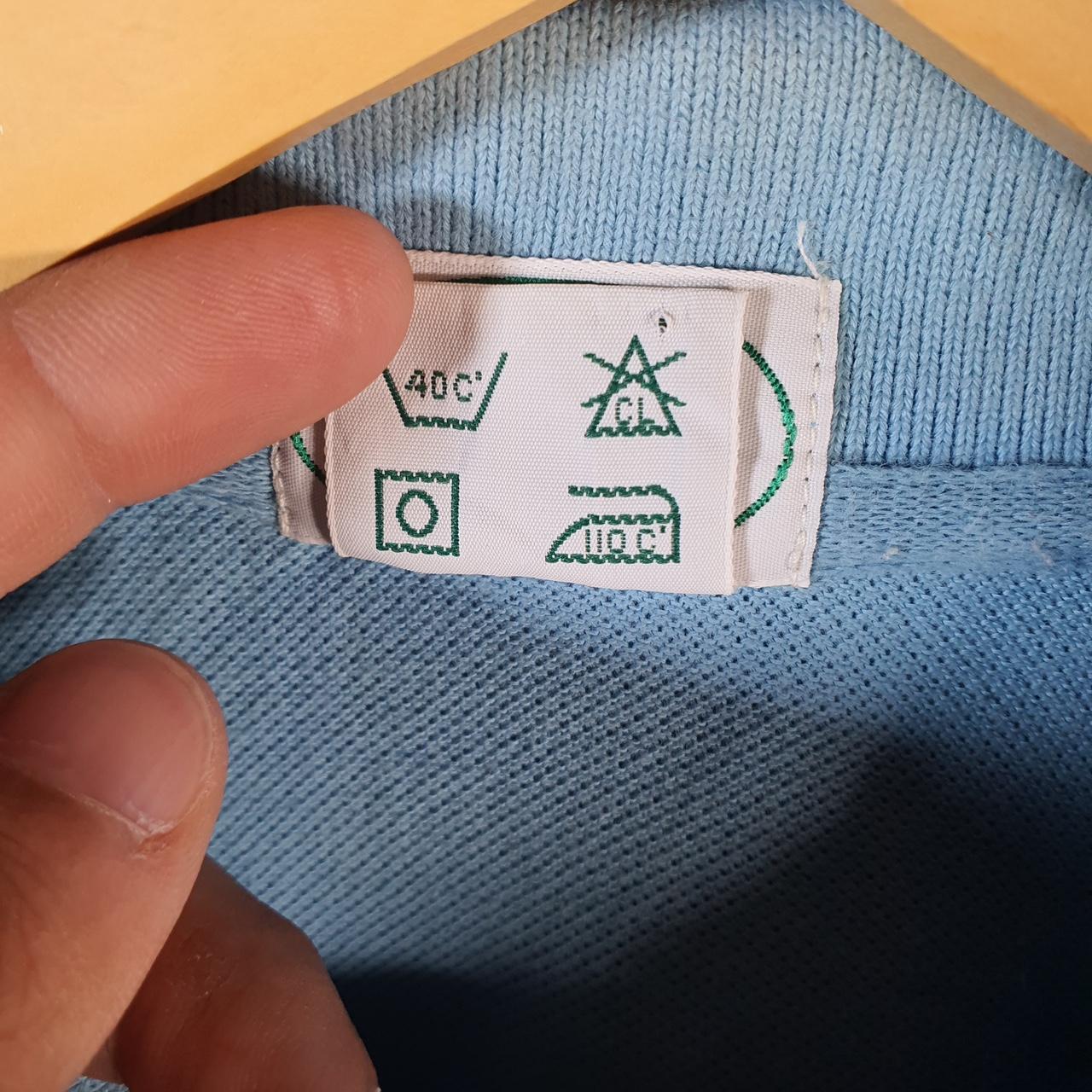 Vintage Izod Lacoste Polo Shirt Men’s Medium Blue Classic Fit Embroidered Logo