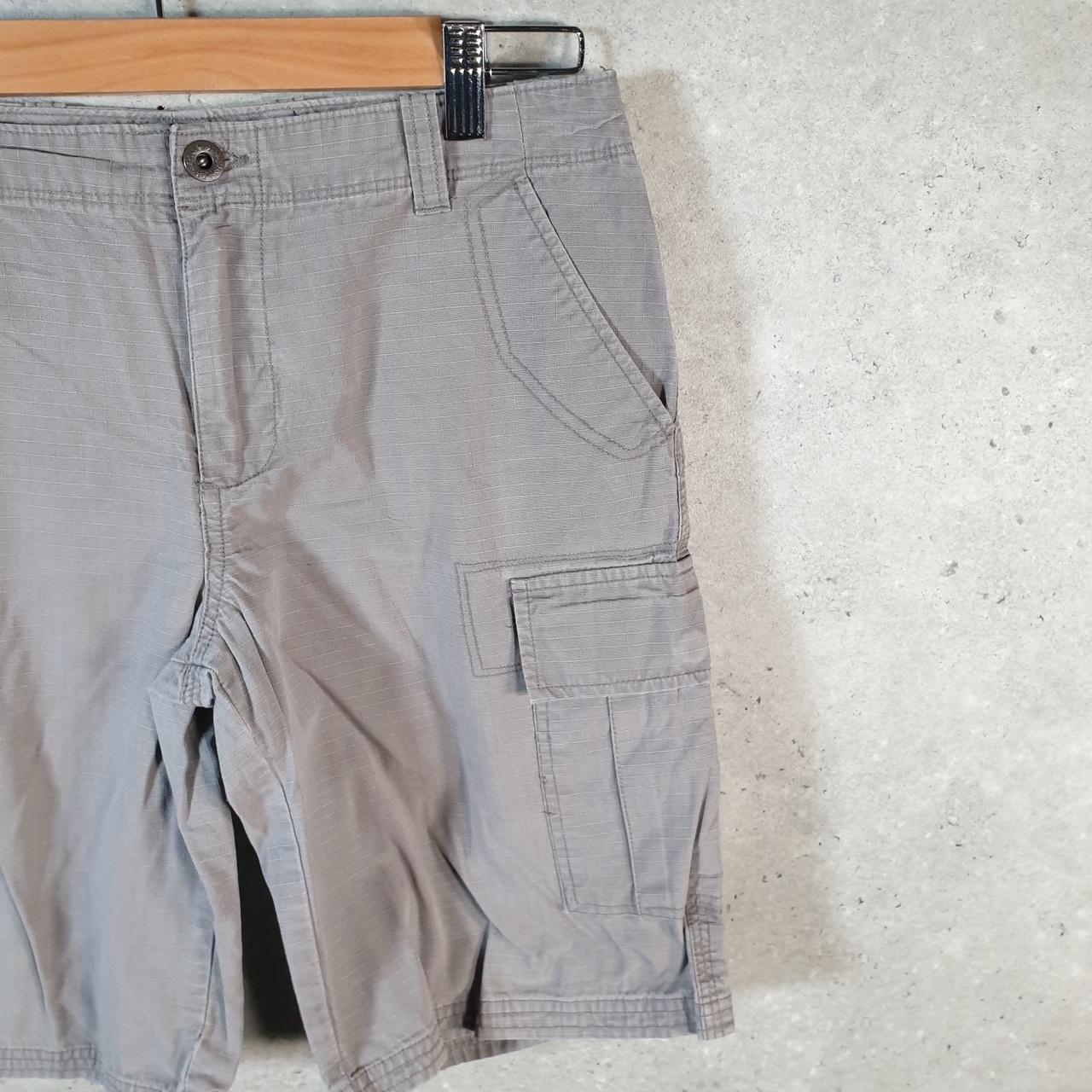 Vintage Ralph Lauren Polo Shorts Jorts Chino Cargo Womens W30 Grey Baggy Cotton