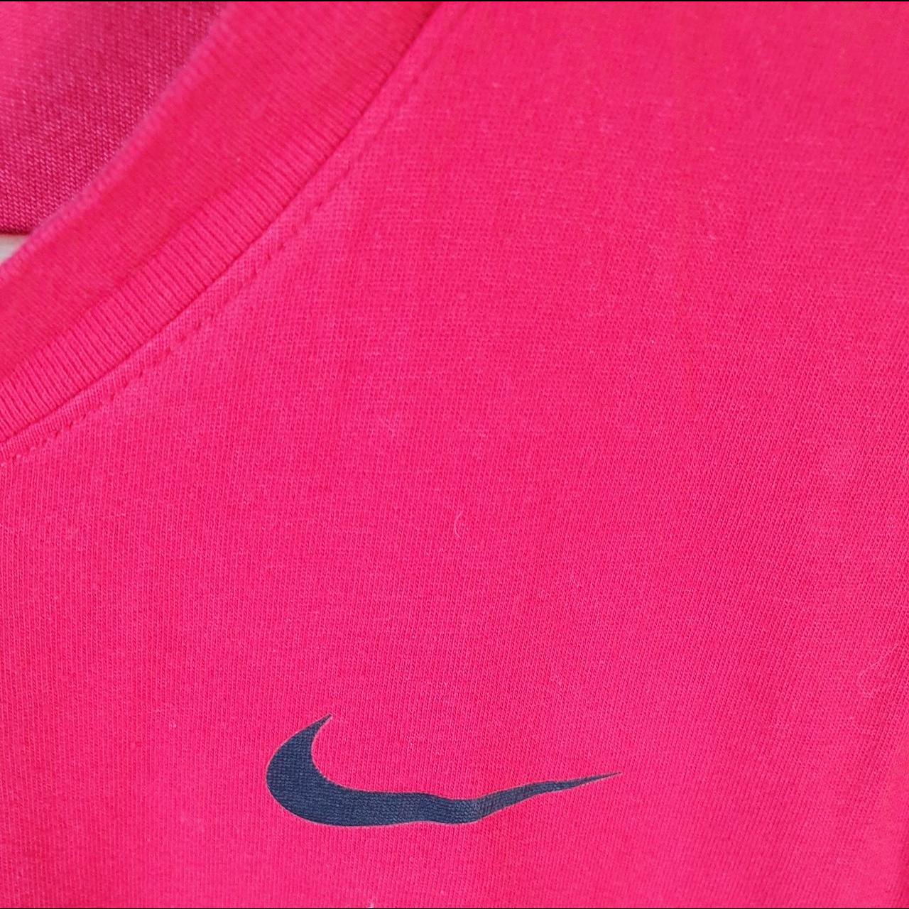 Vintage Nike Dri Fit Canada T Shirt Men’s Small Red Swoosh Logo Athletic