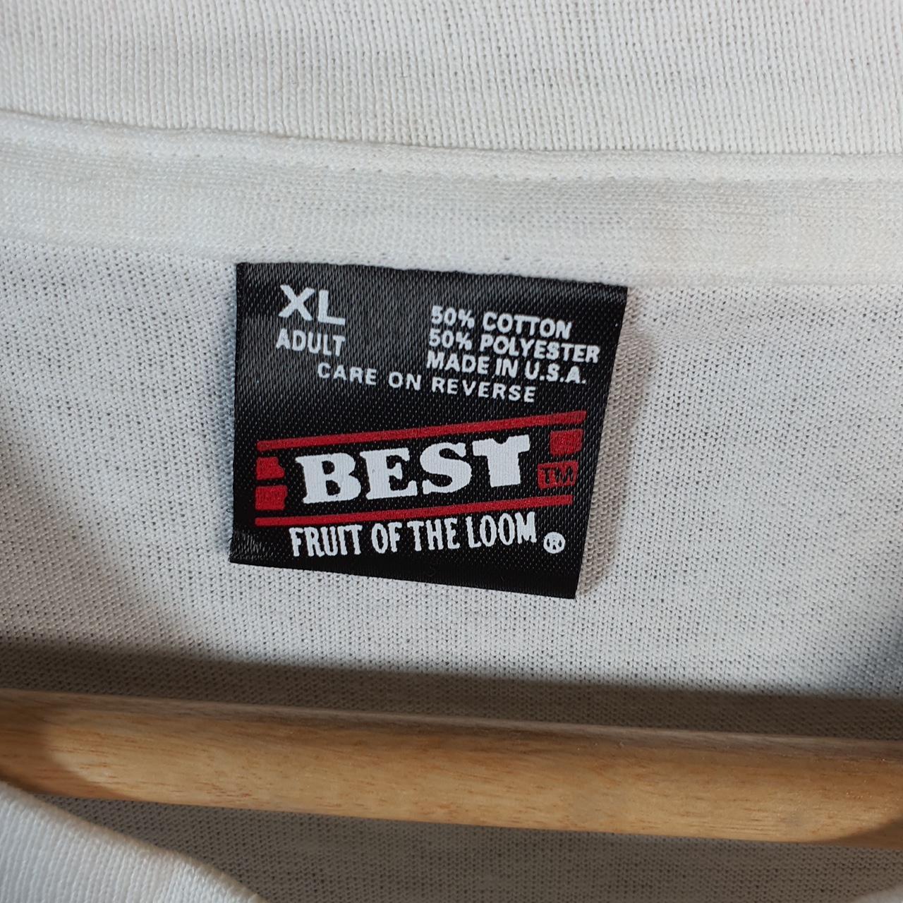 Vintage Fruit of the Loom Best USA New Mexico Soccer 90s Single Stitch T Shirt Mens XL White Big Fish Vintage