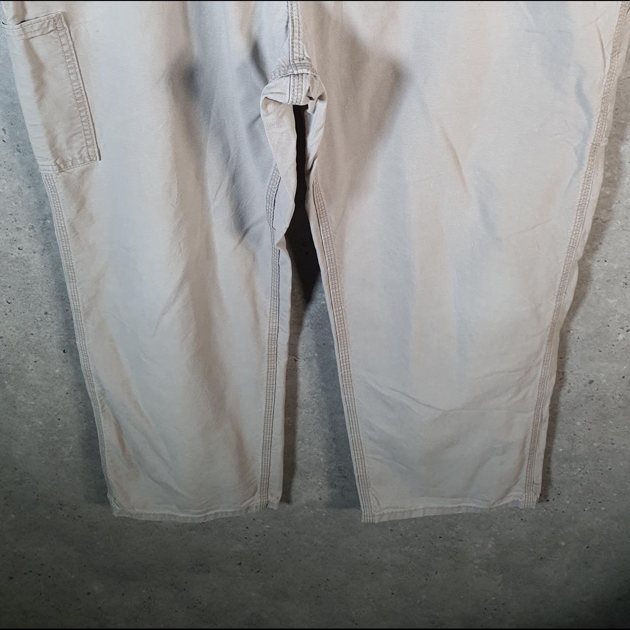 Vintage Carhartt Carpenter Trousers Mens W42 L30 Brown Dungaree Fit Workwear