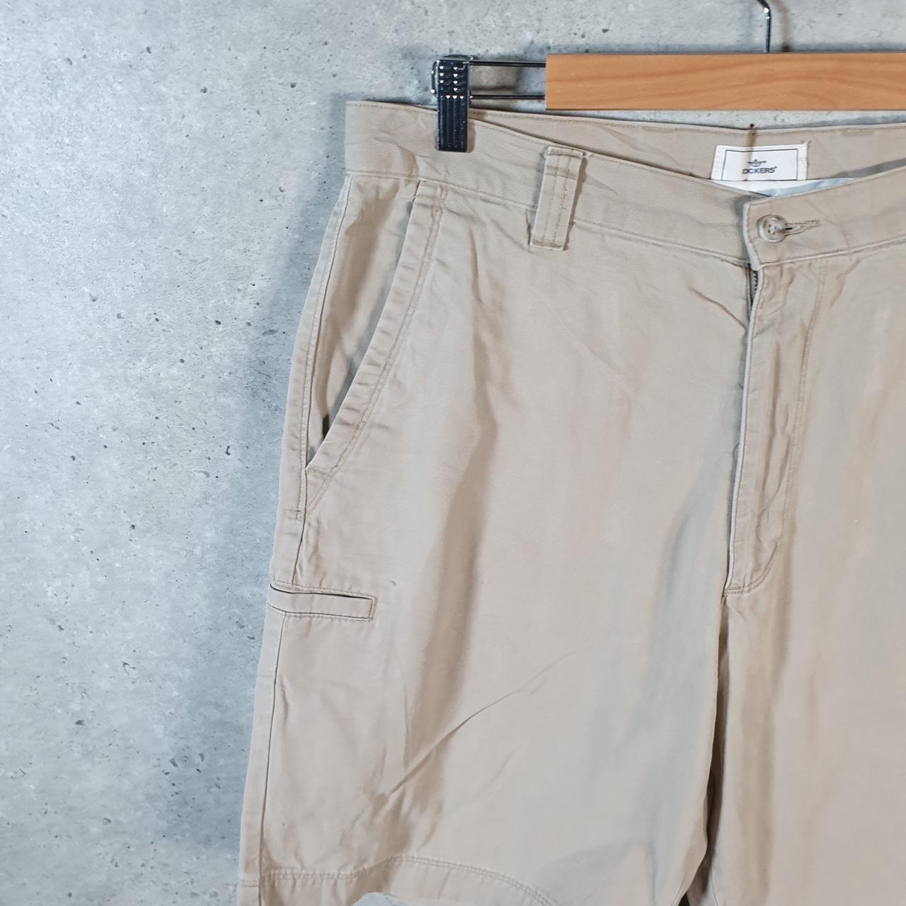 Vintage Dockers Chino Shorts Jorts Cargo Men’s W34 Brown Baggy Cotton