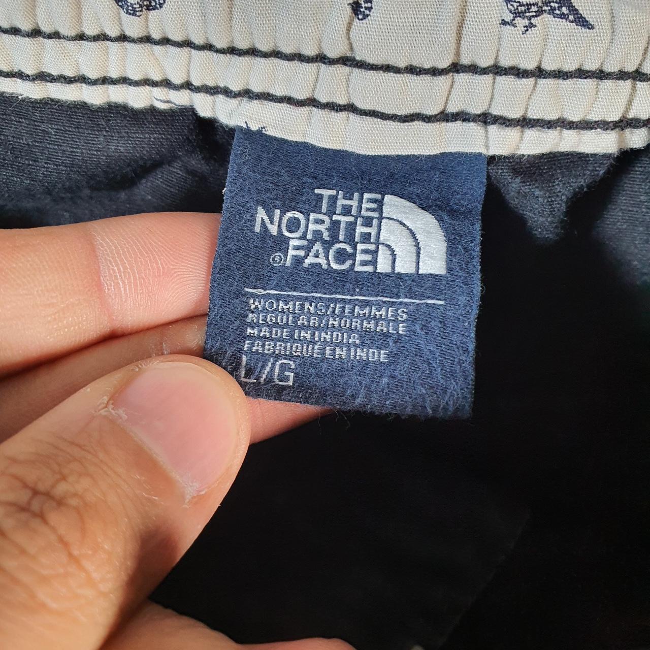 Vintage The North Face TNF Shorts Jorts Chino Cargo Womens Large Black Baggy Cotton