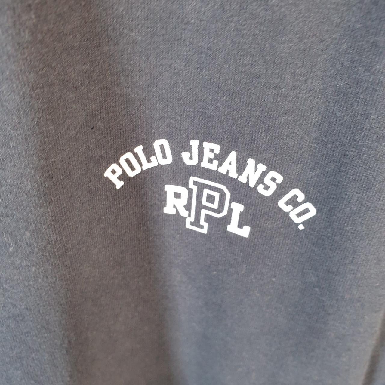 Vintage Ralph Lauren Polo Jeans USA T Shirt Men’s Large Black Embroidered Classic Fit Pony