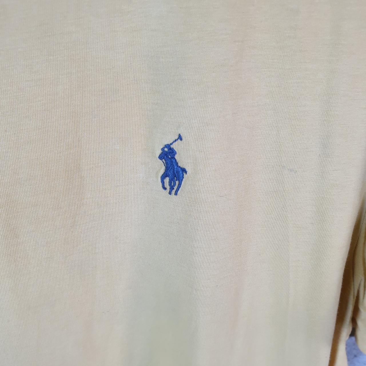 Vintage Ralph Lauren T Shirt Men’s Large Orange Classic Fit Embroidered Pony