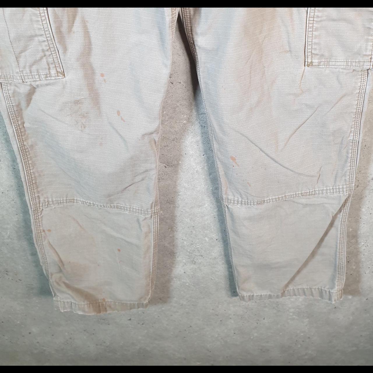 Vintage Carhartt Carpenter Trousers Mens W38 L32 Brown Relaxed Fit Workwear USA