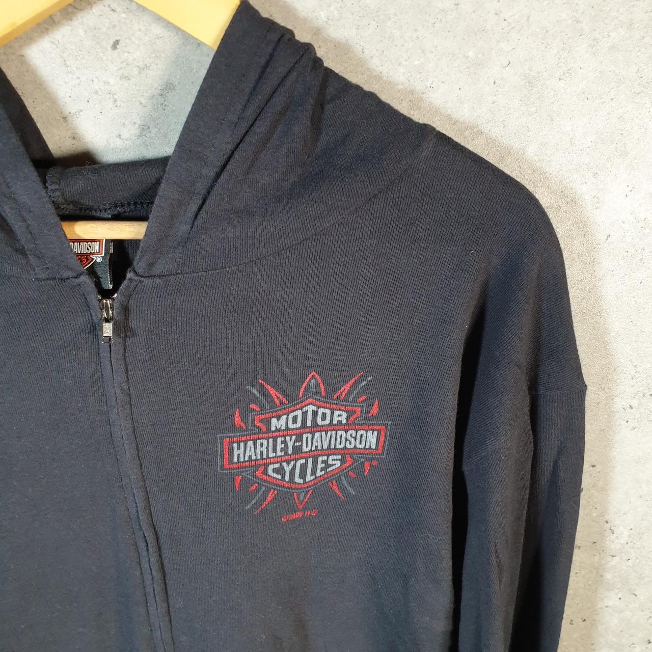 Vintage Harley Davidson 2009 MT Cheaha Oxford Alabama Hoodie Womens Large Black