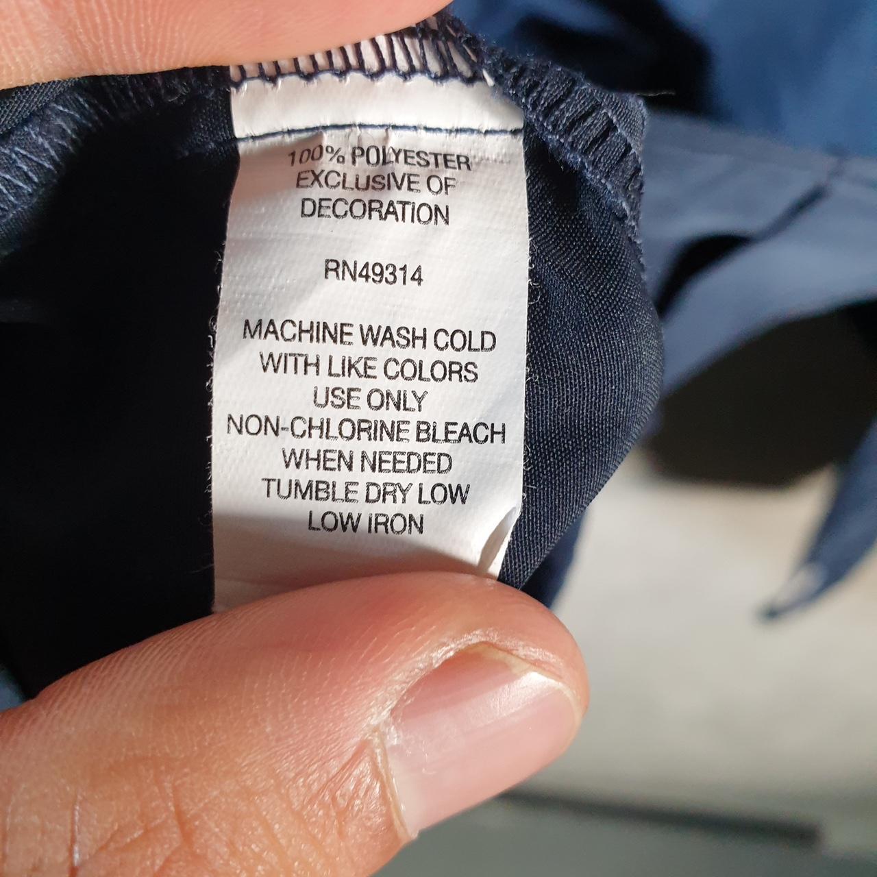 Vintage Champion Windbreaker Track Jacket Mens Medium Blue Logo Full Zip Hooded