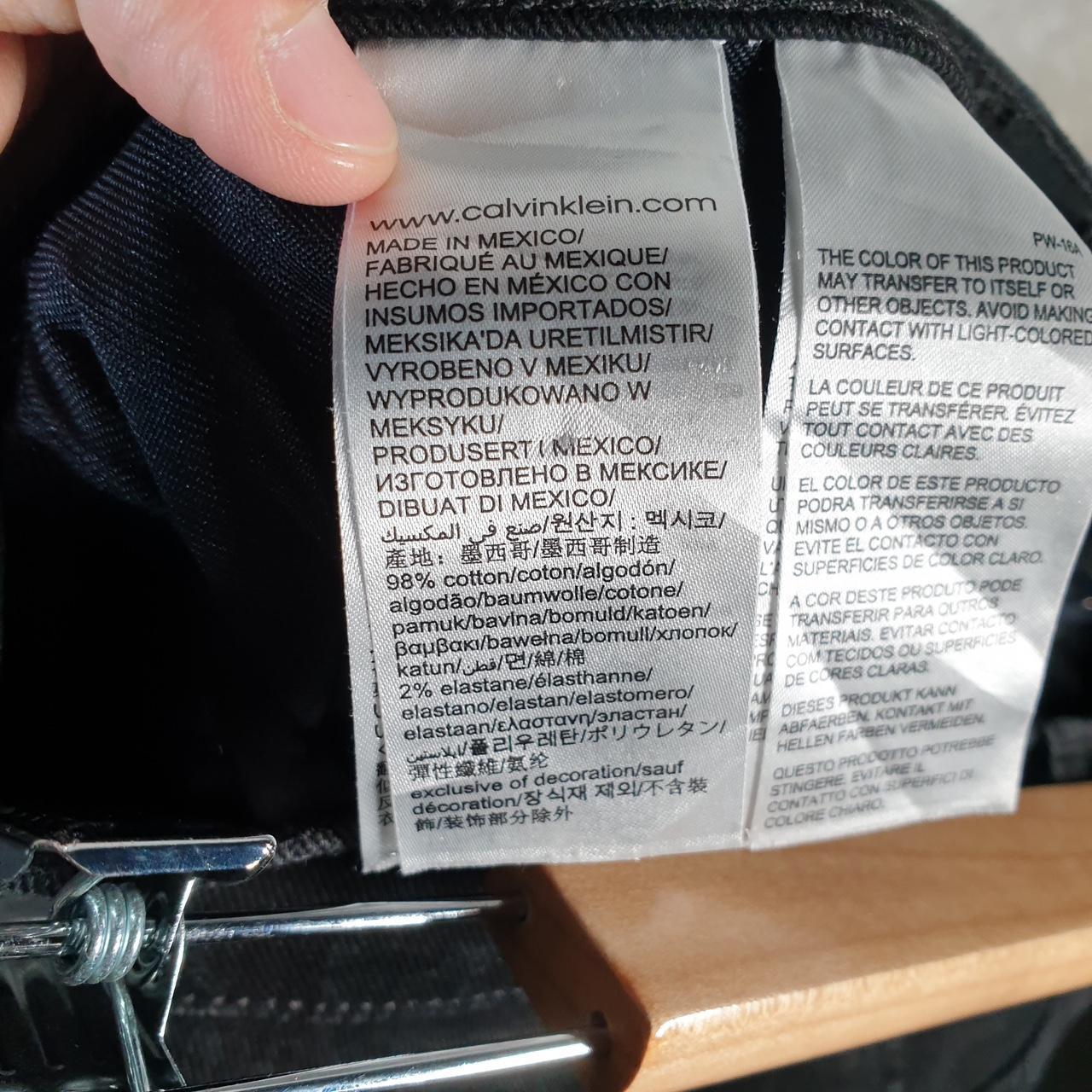 Vintage Calvin Klein Shorts Jorts Cargo Womens W34 Black Relaxed Denim