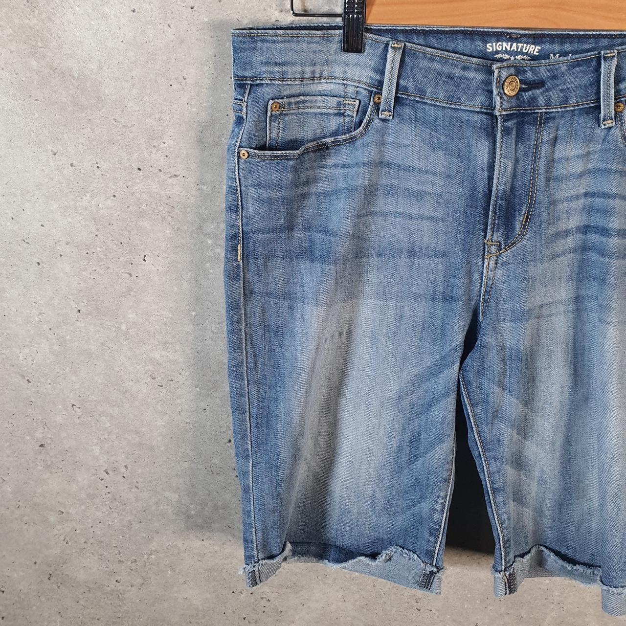 Vintage Levi’s Cut Off Baggy Shorts Jorts Cargo Womens W31 Blue Relaxed Denim