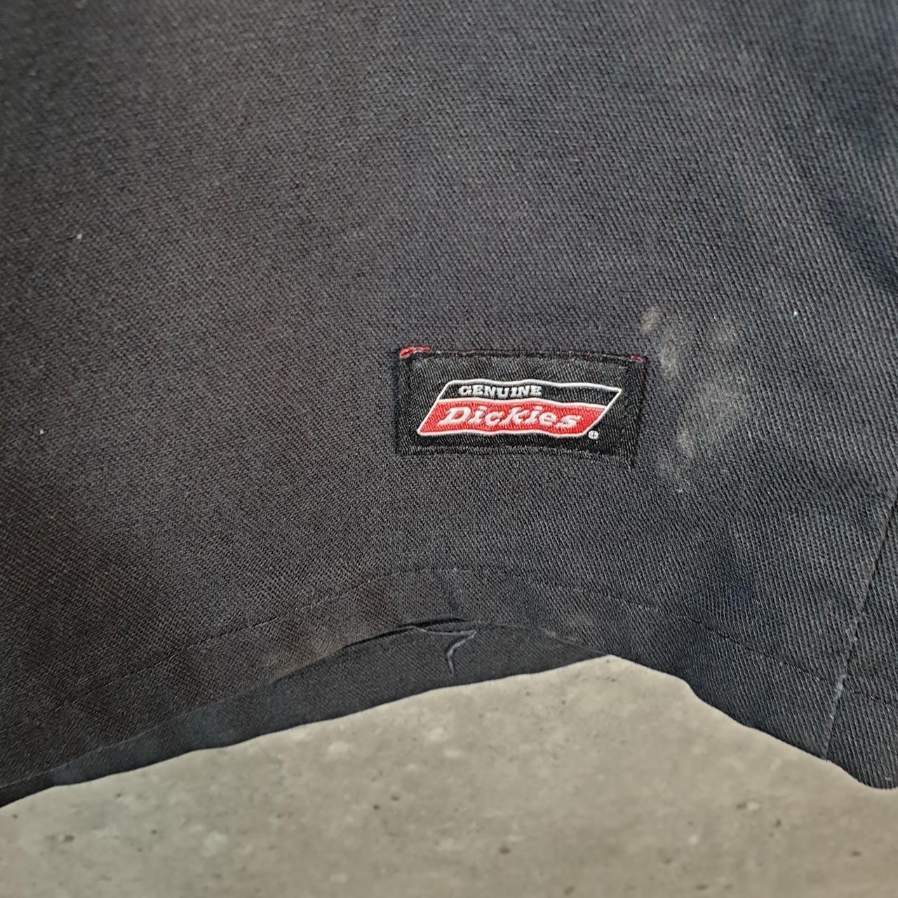 Vintage Dickies Baggy Chino Shorts Jorts Cargo Mens W36 Black Relaxed Fit