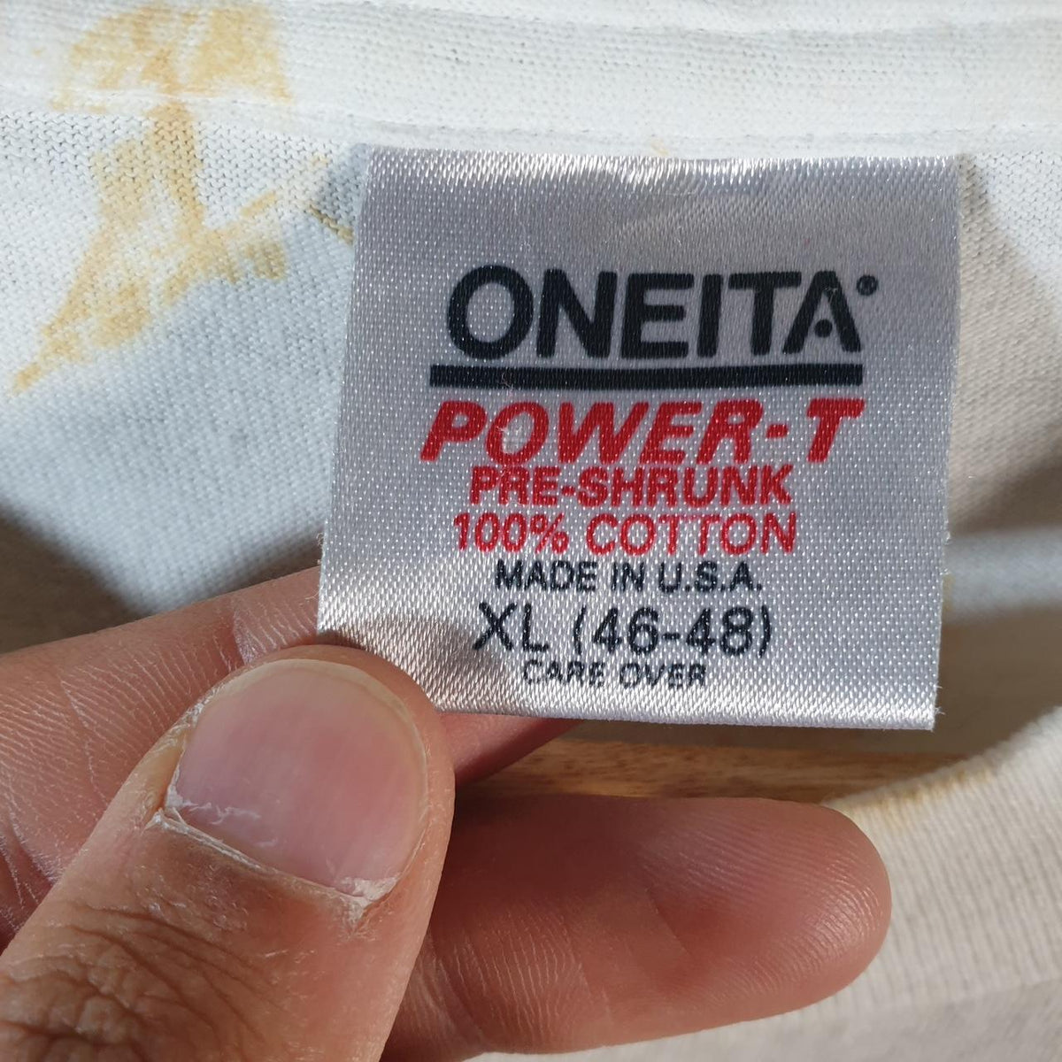 Vintage Oneita Power Florida Game Fish 90s USA Single Stitch T Shirt Men’s XL White