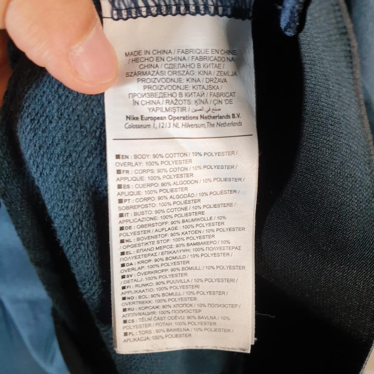 Vintage Nike Airmax Sweatshirt Men’s Medium Navy Blue Swoosh Y2K Pullover