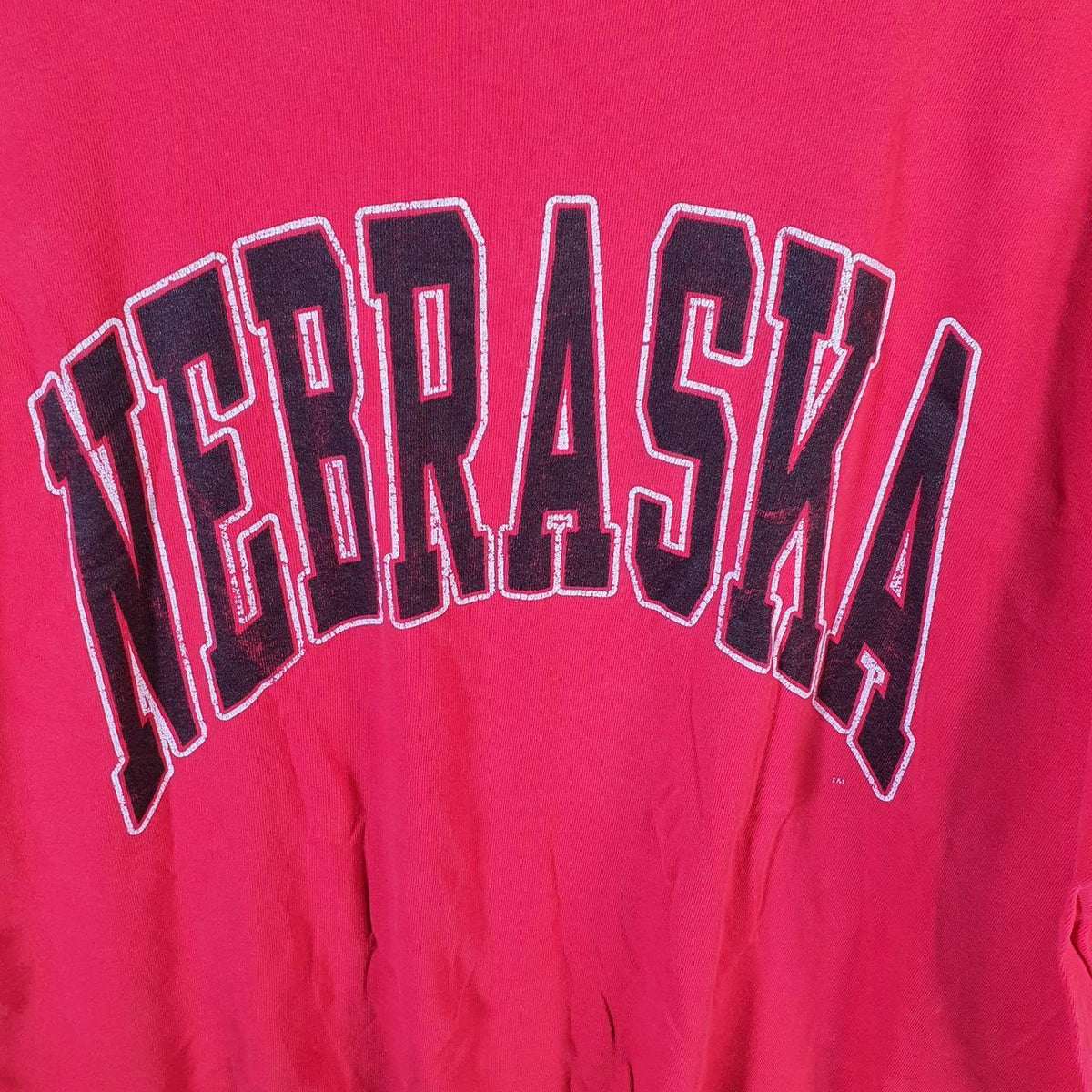 Vintage Dodger Nebraska Single Stitch USA 90s T Shirt Men’s XL Red Big Fish Vintage