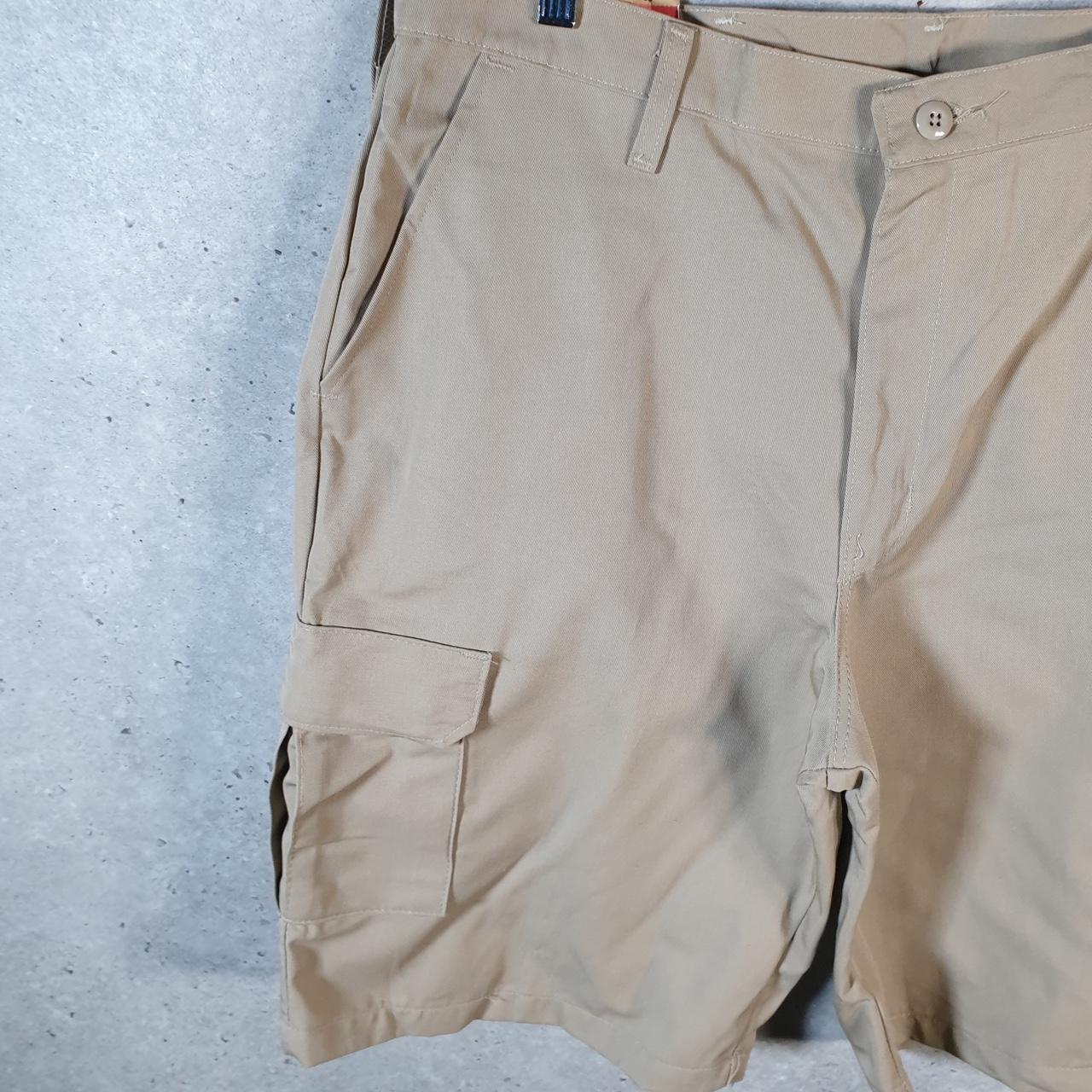Vintage Red Kap Baggy Chino Shorts Jorts Cargo Mens W38 Brown Loose Fit