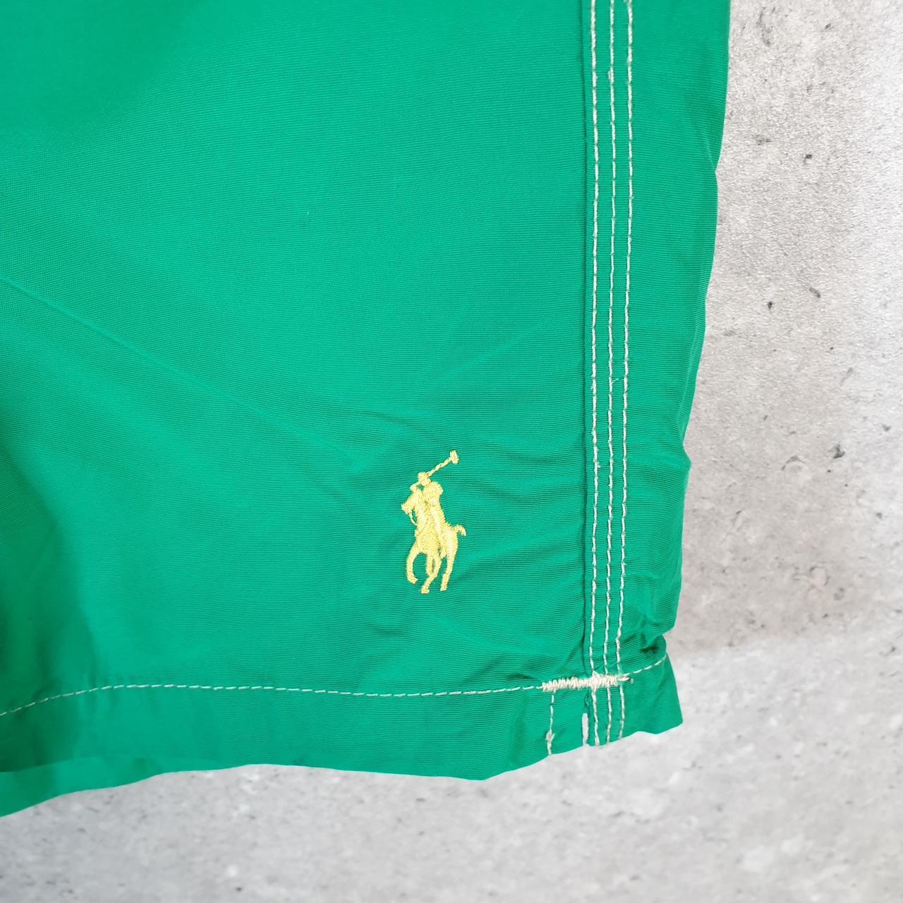 Vintage Ralph Lauren Polo Swim Shorts Swimming Cargo Men’s Medium Green Baggy