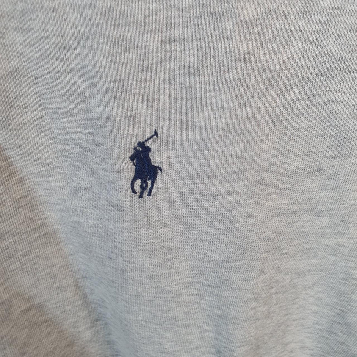 Vintage Ralph Lauren Polo Sweatshirt Men’s XL Grey Cotton Full Zip Pony
