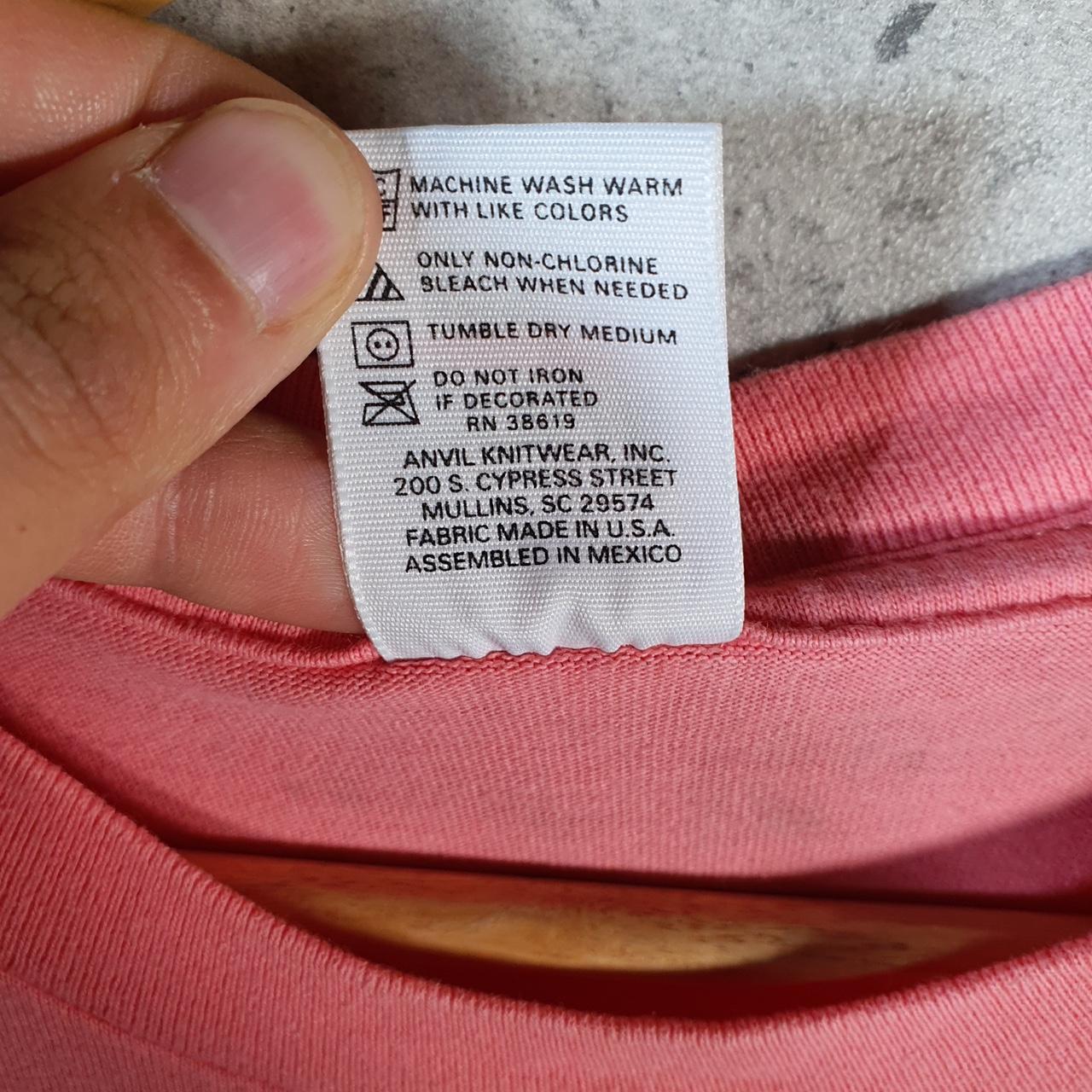 Vintage Anvil Gatlinburg Tennessee 90s USA Single Stitch T Shirt Men’s XL Pink