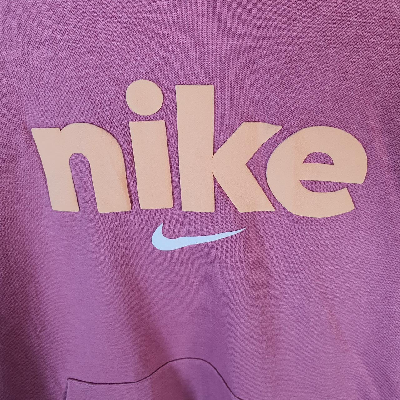 Vintage Nike Spellout Club Hoodie Womens XS Pink Swoosh Y2K Pullover