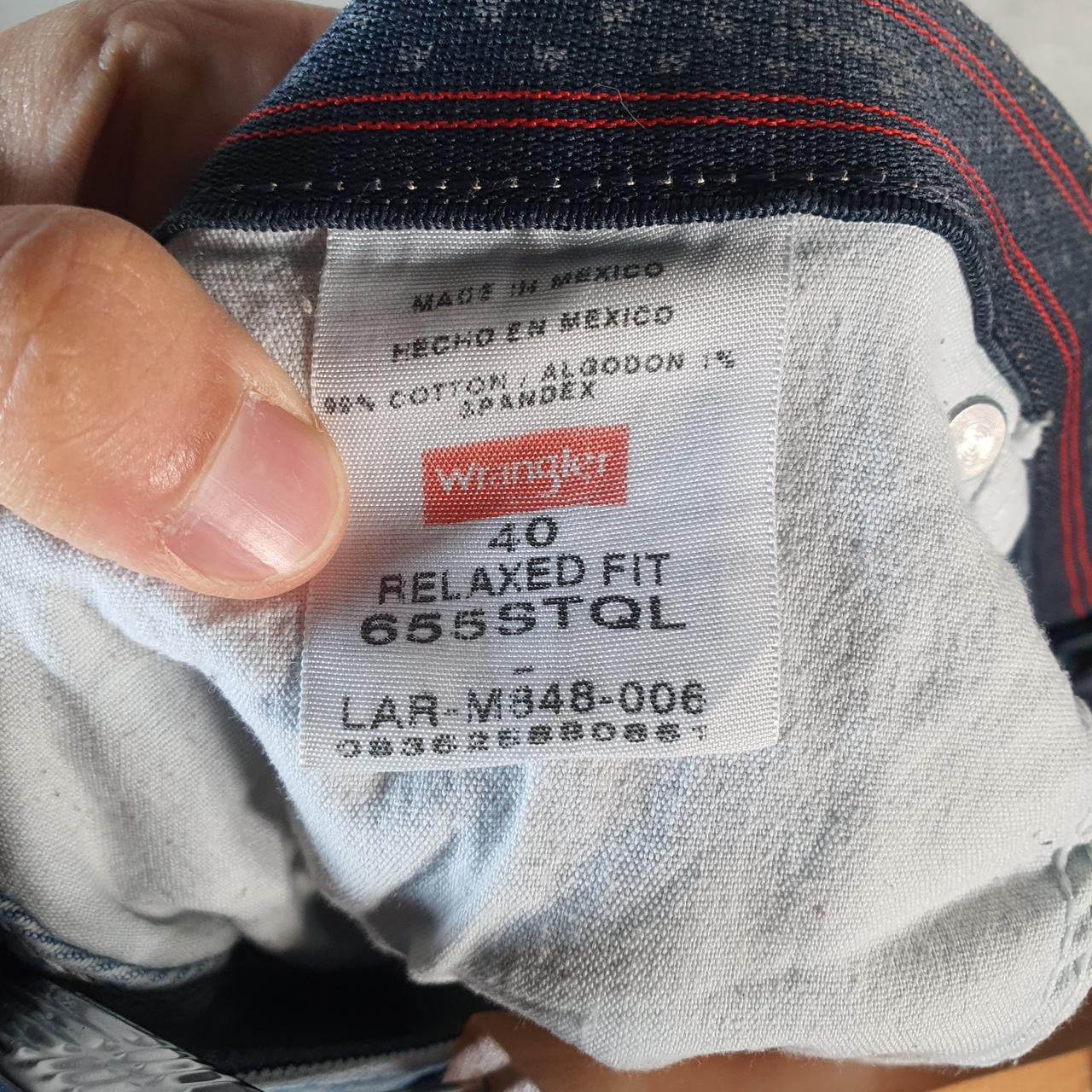 Vintage Wrangler Denim Shorts Jorts Cargo Men’s W40 Relaxed Blue Baggy Cotton