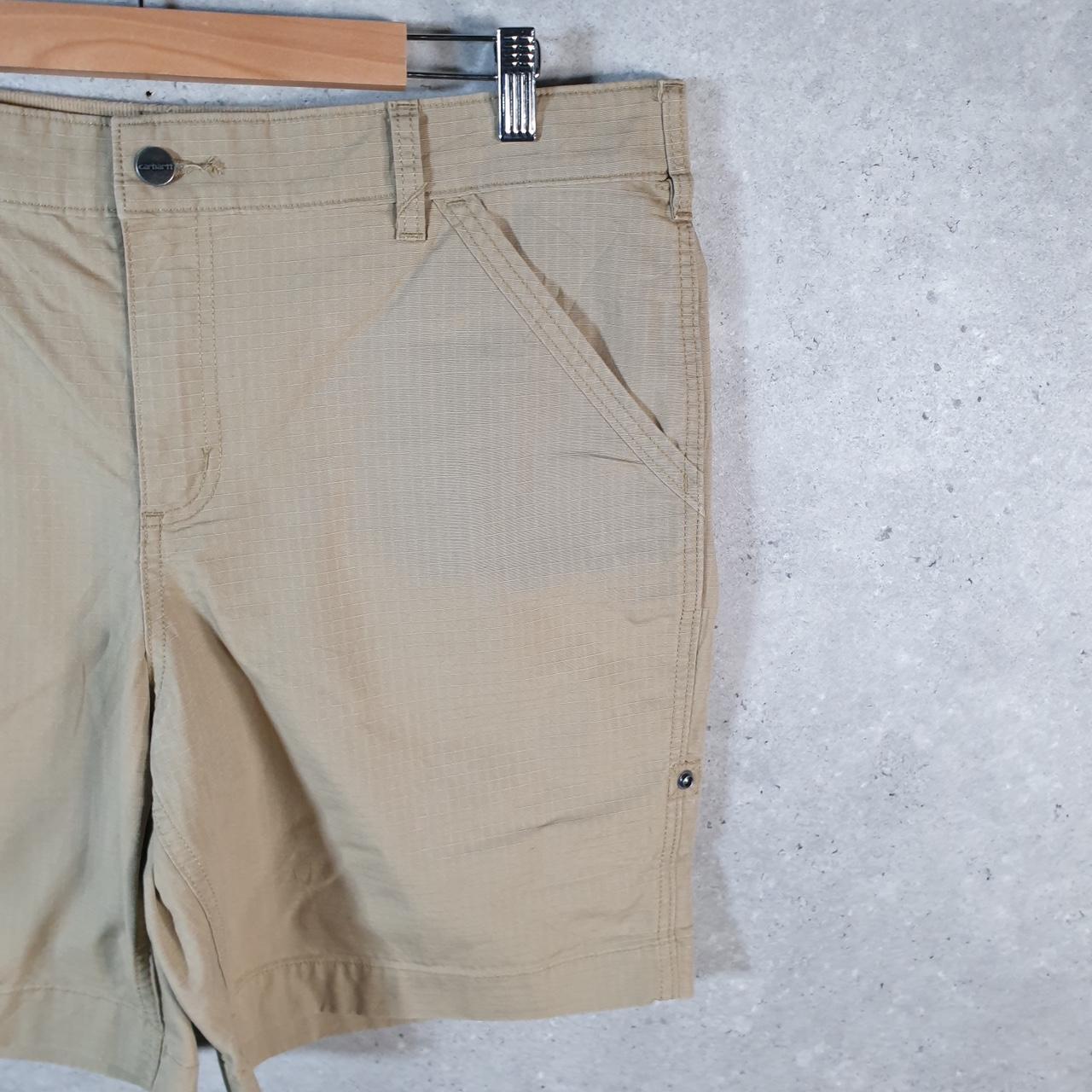 Vintage Carhartt Baggy Carpenter Shorts Jorts Cargo Womens W40 Brown Original Fit