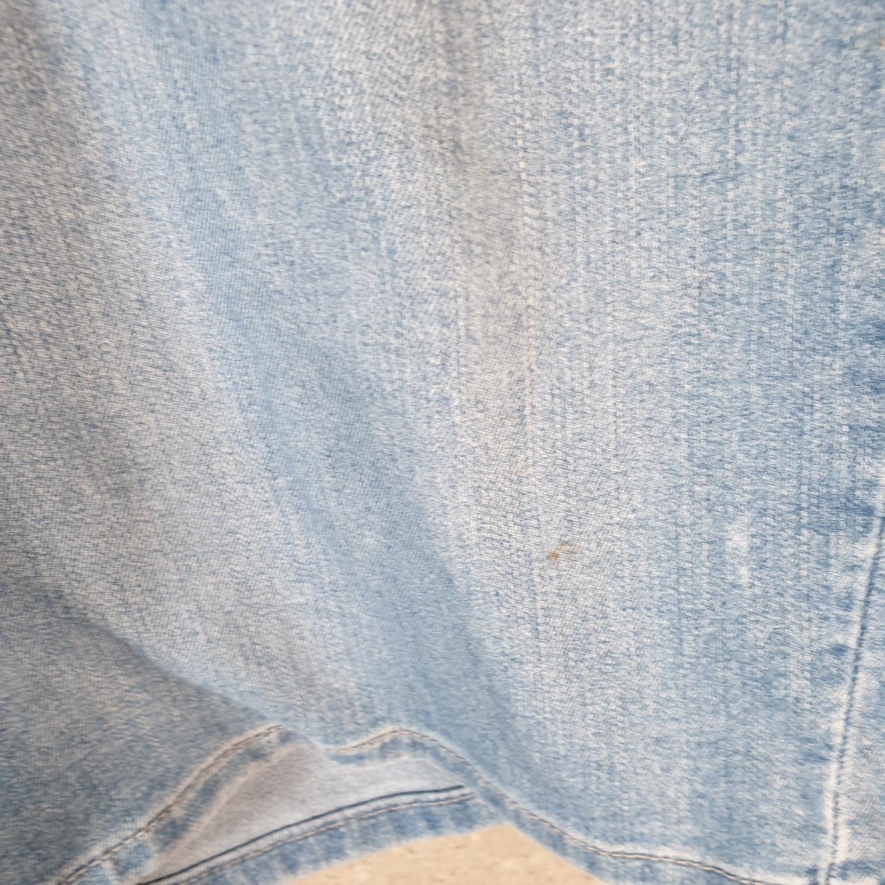 Vintage Lee Baggy Shorts Jorts Cargo Womens W34 Blue Relaxed Denim