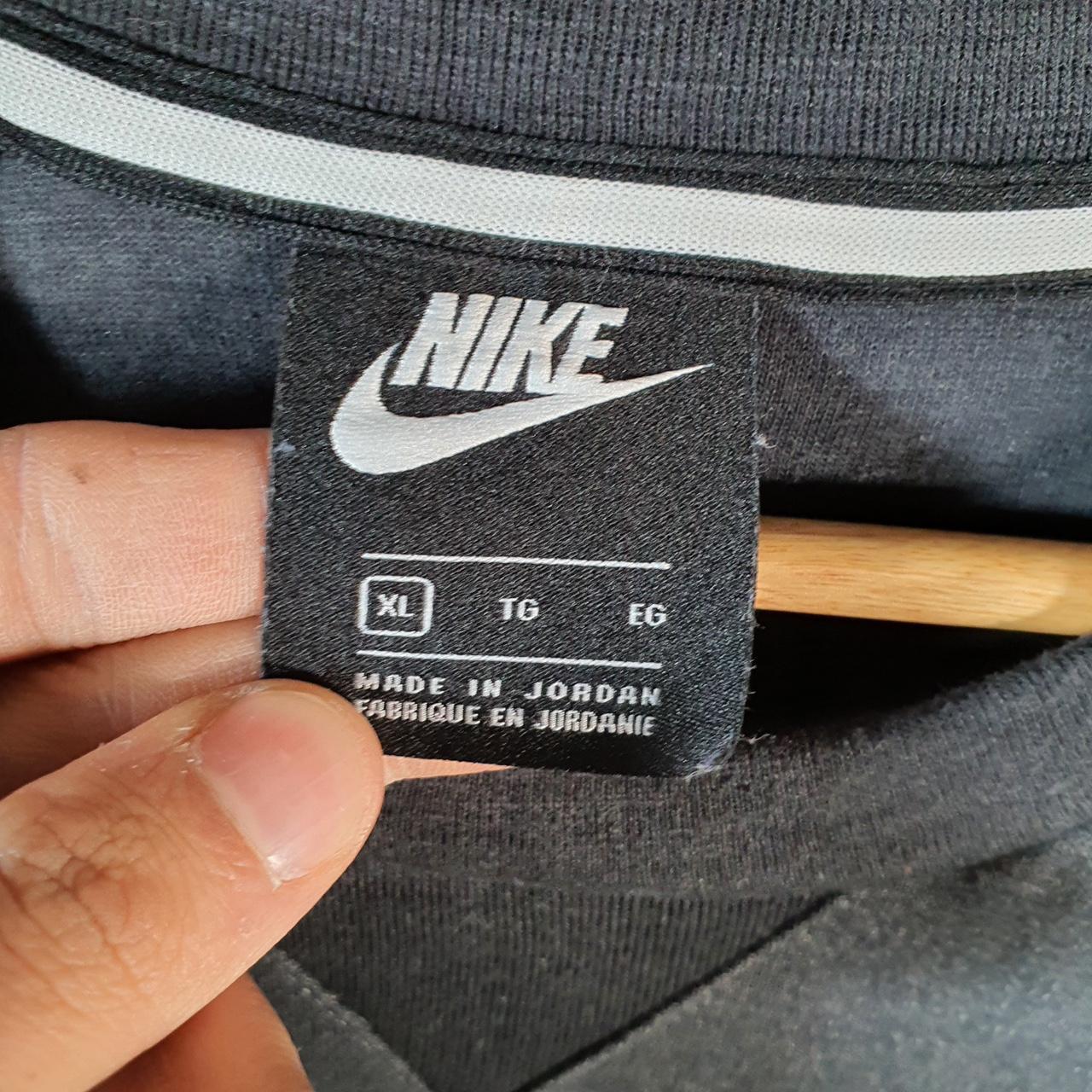 Vintage Nike Club Embroidered Hoodie Men’s XL Grey Swoosh Y2K Pullover