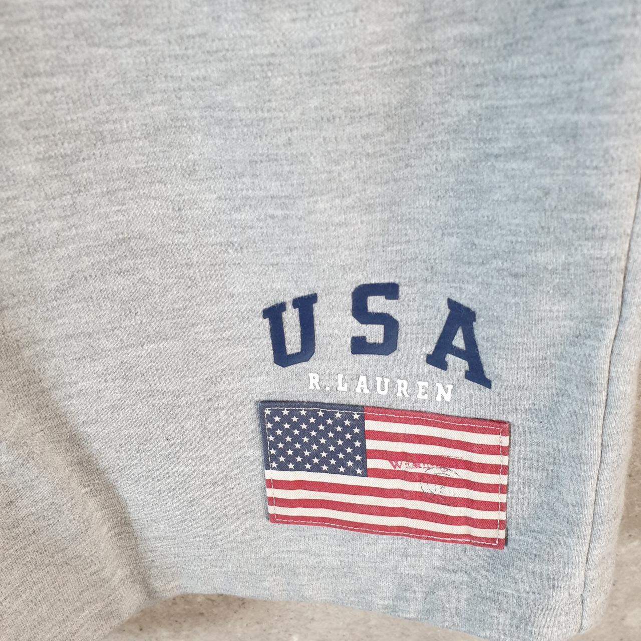 Vintage Ralph Lauren Polo Sweat Shorts Jorts Chino Cargo Men’s Large Grey Baggy Cotton A4376