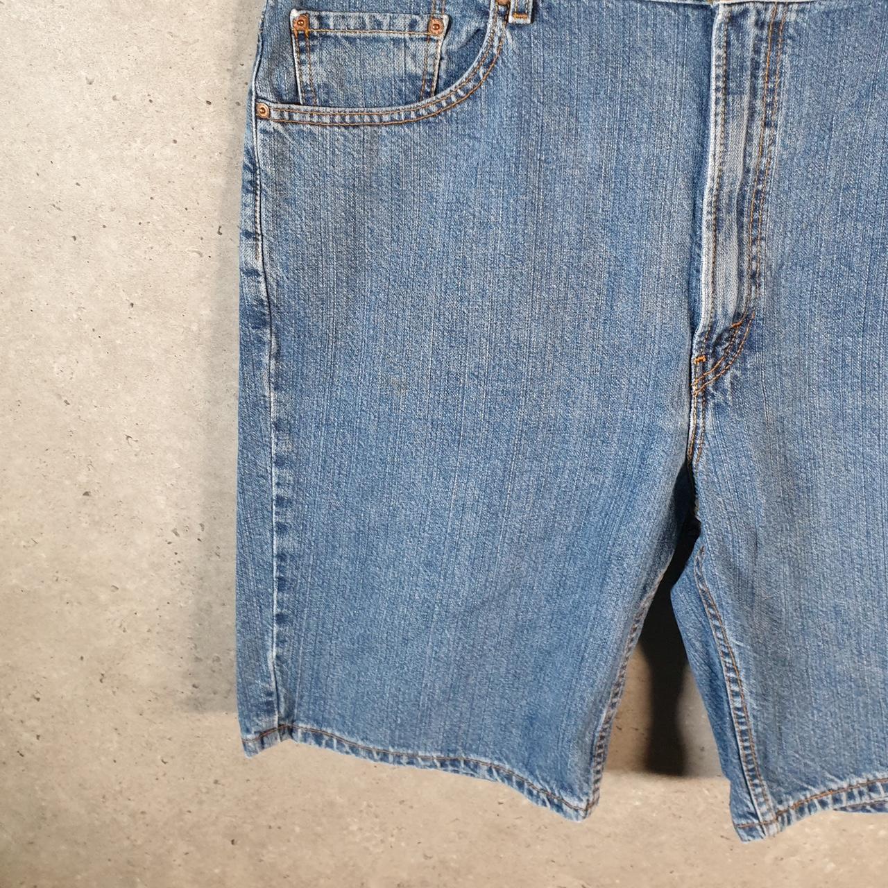Vintage Levi’s 505 Baggy Shorts Jorts Cargo Mens W42 Blue Relaxed Denim