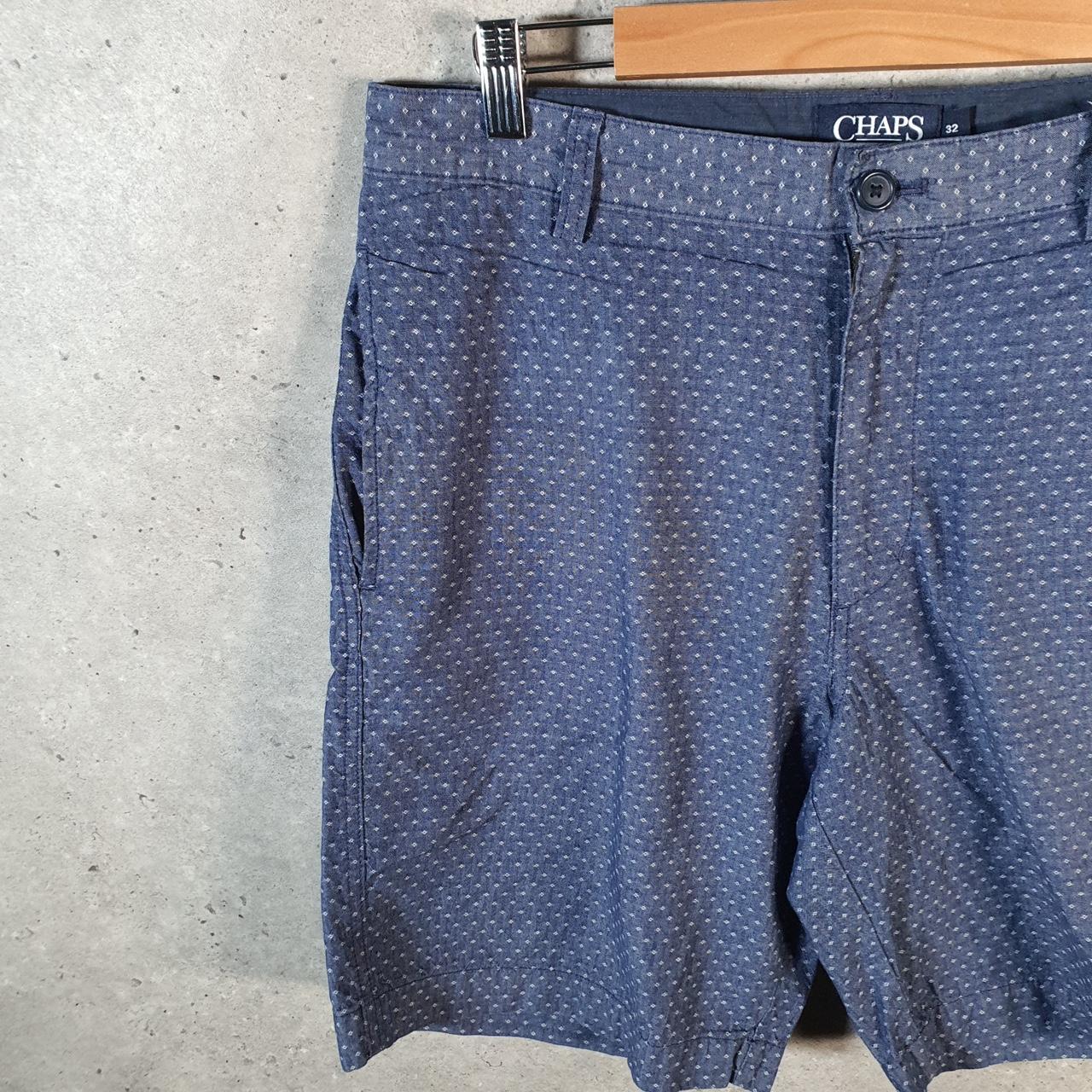 Vintage Chaps Ralph Lauren Chino Shorts Jorts Cargo Men’s W32 Blue Baggy Cotton