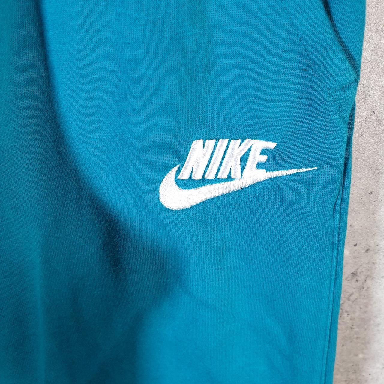 Vintage Nike Club Sweatpant Joggers Kids Large Blue Swoosh Sports Tracksuit - Big Fish Vintage