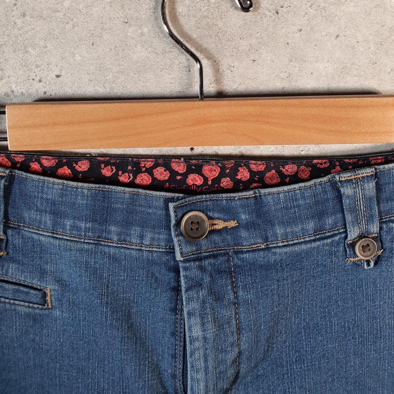 Vintage Lee Low Rise Baggy Shorts Jorts Cargo Womens W34 Blue Relaxed Denim A4578