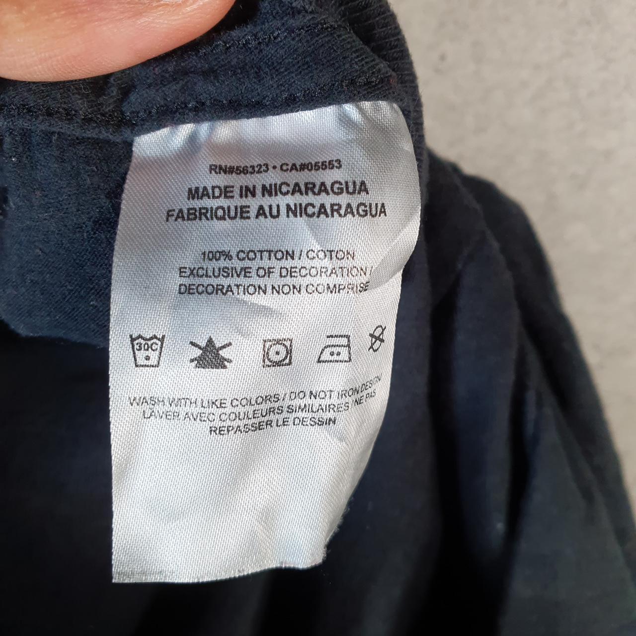 Vintage Nike Blank T Shirt Shirt Men’s Large Black Baggy Casual Athletic C9583